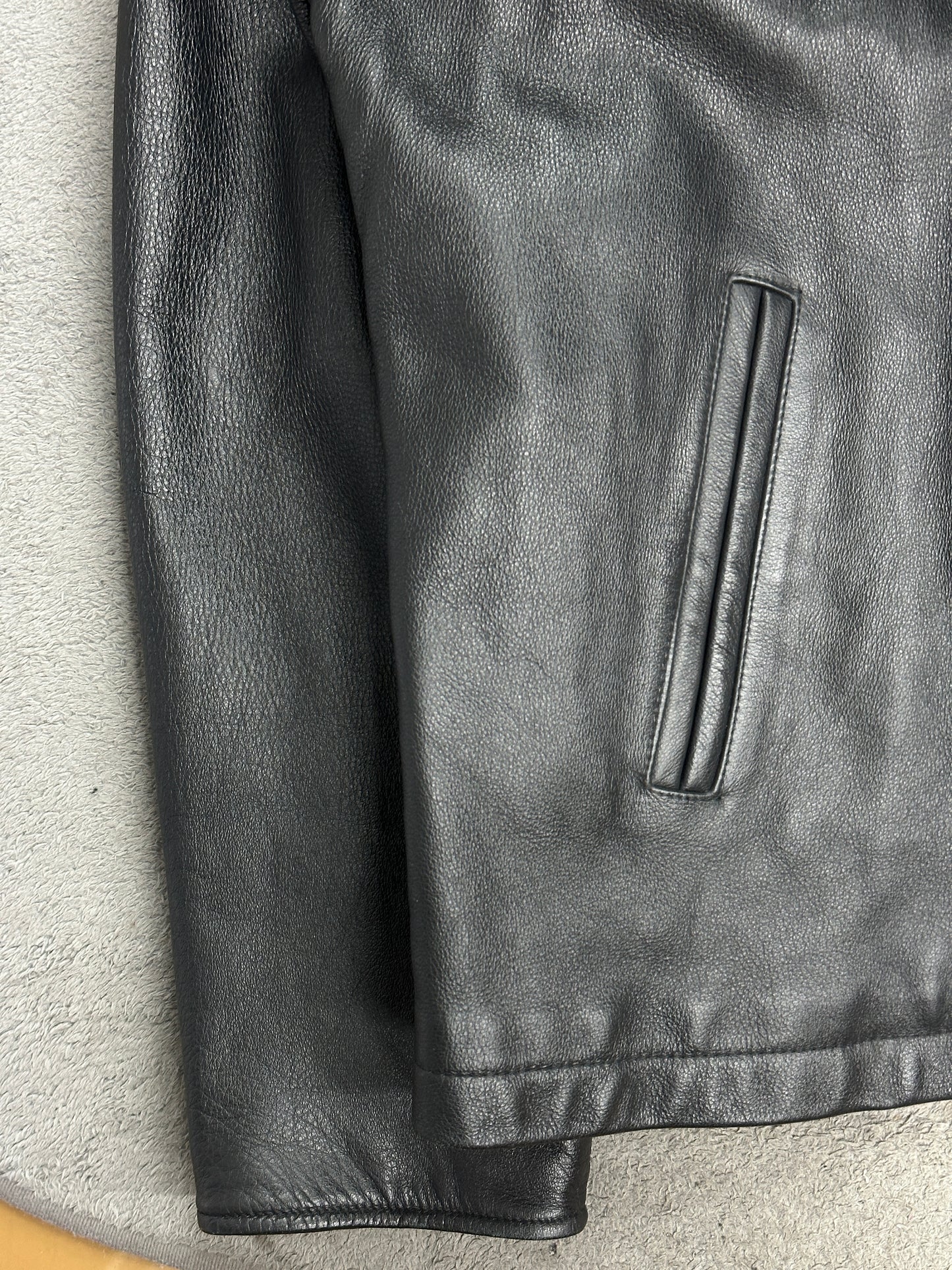 [XL] 90s Wilsons Leather Single Rider Jacket