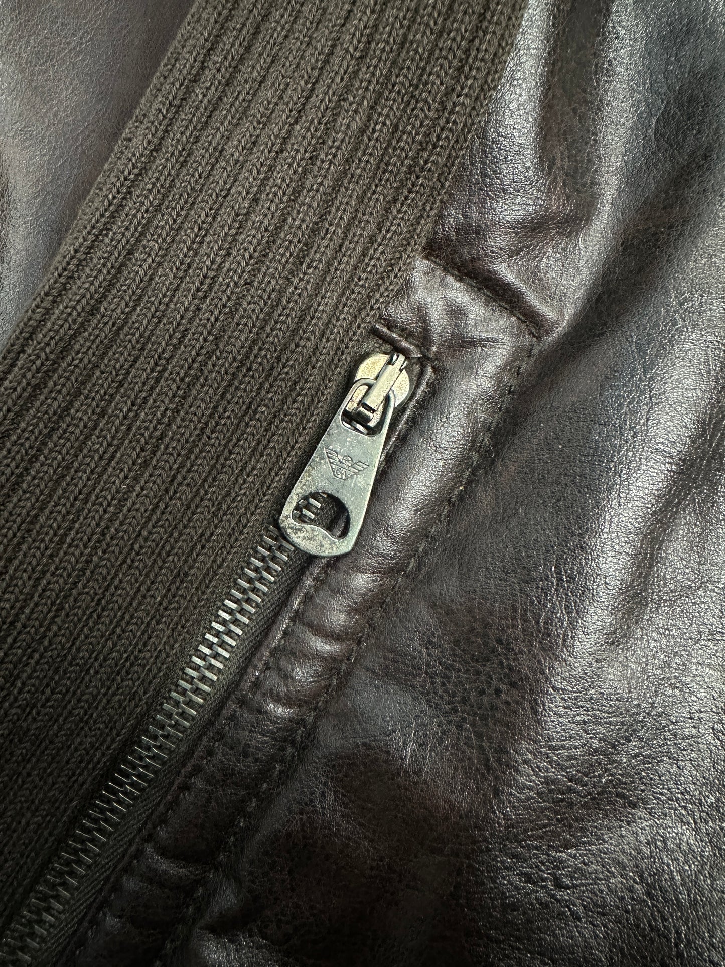 [52] FW2002 Emporio Armani Coated Pile Jacket