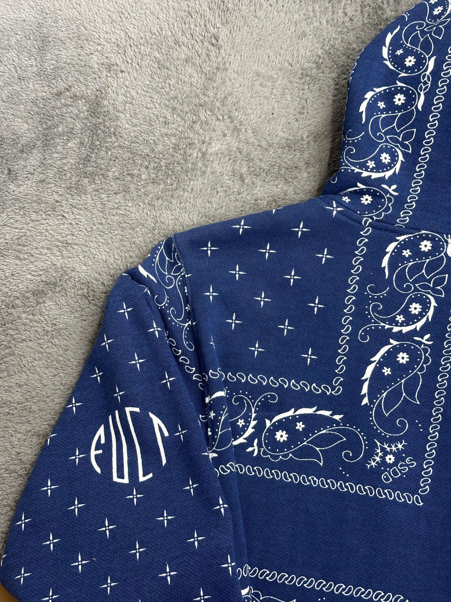 [M] FUCT SSDD Paisley Hood Zip-up