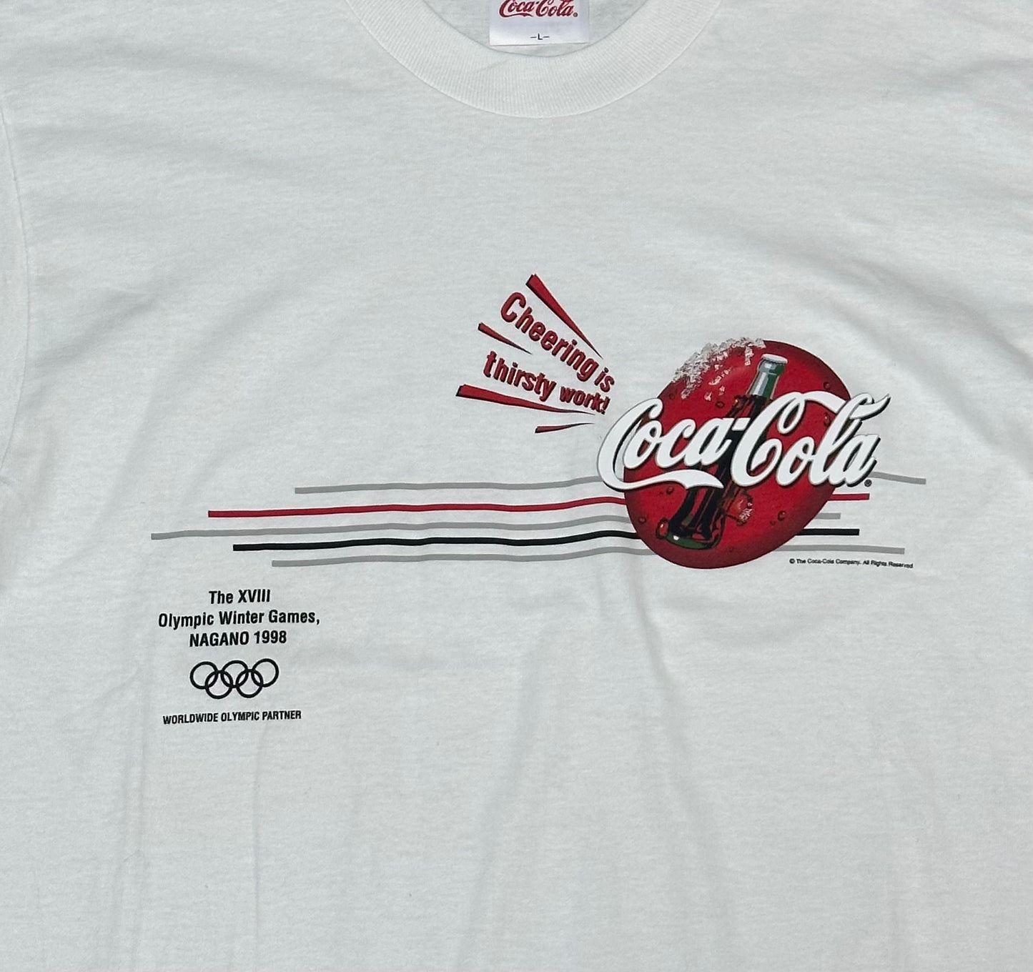 [L] 90s Coca-Cola Promo tee