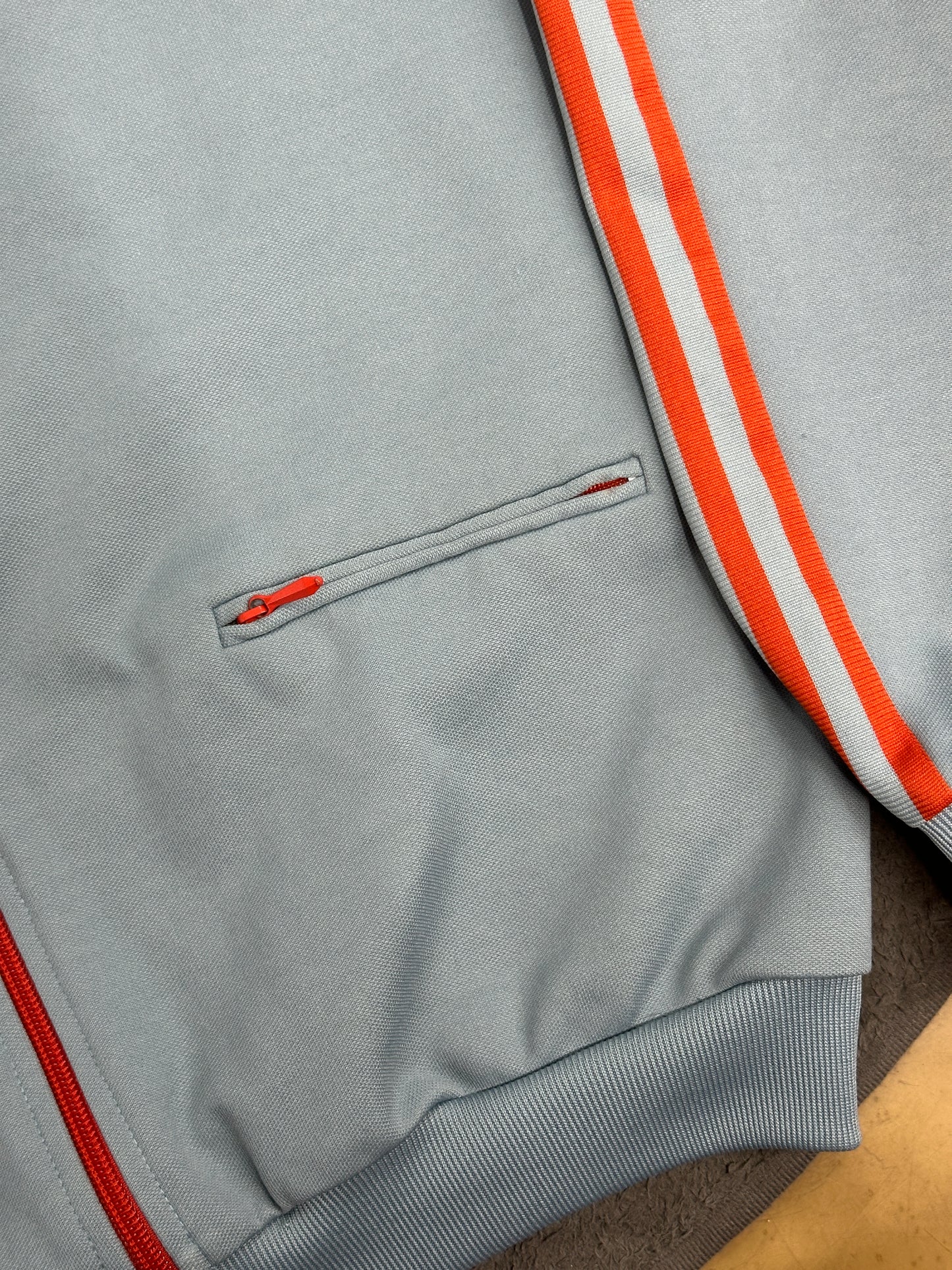 [L] 90s Adidas High Neck Track Jacket