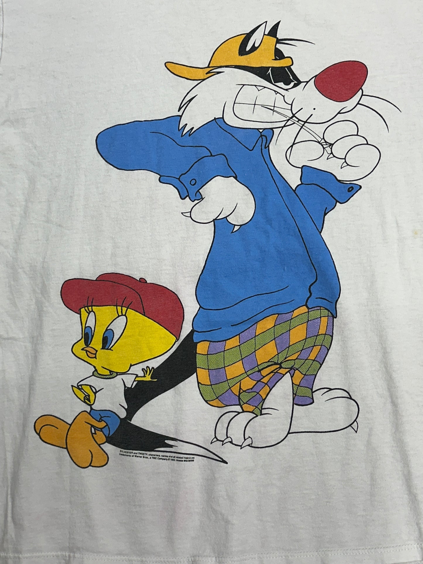 [XL] 1993' Slyvester and Tweety Cartoon Tee