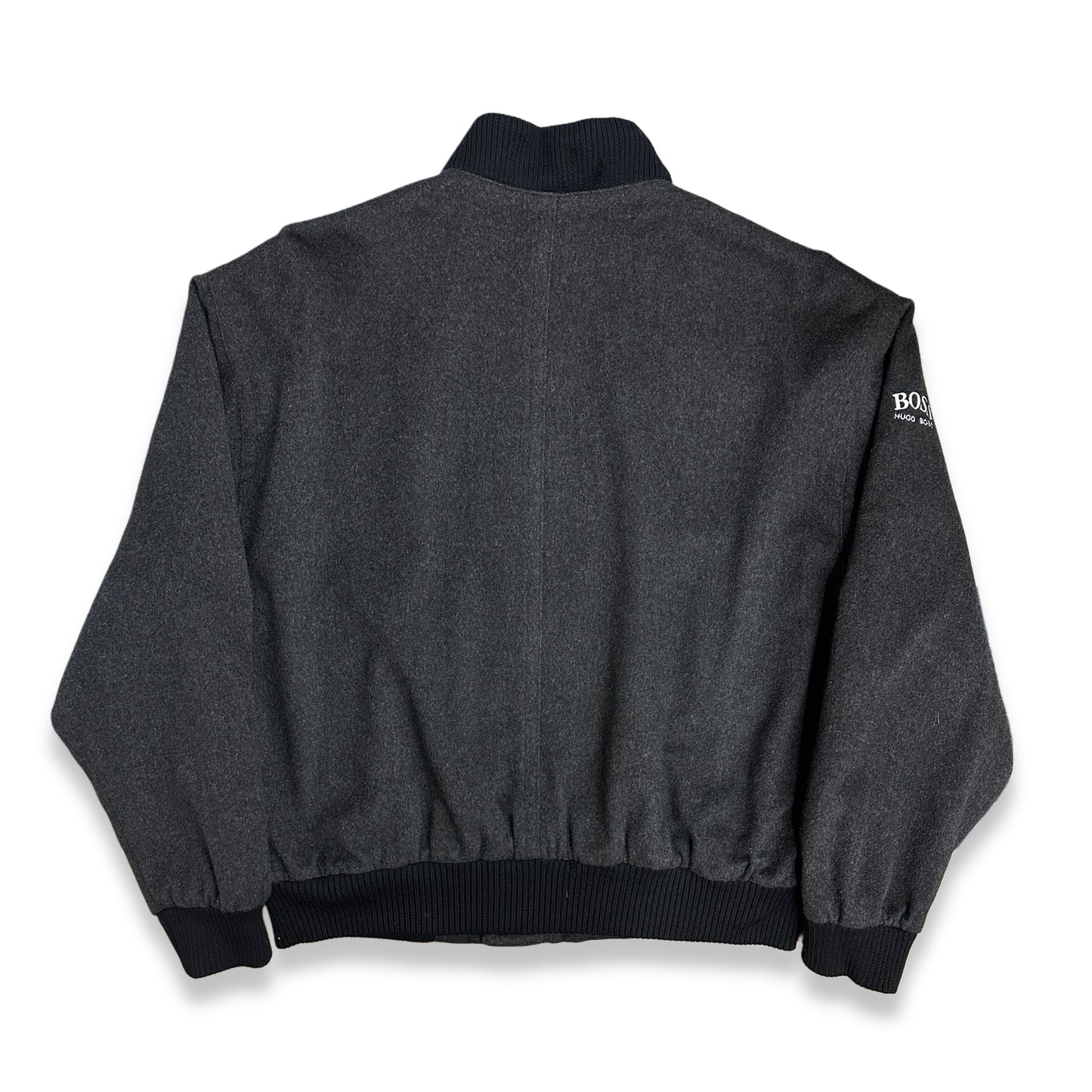 [XXL] 00s HUGO BOSS Cashmere Bomber Jacket