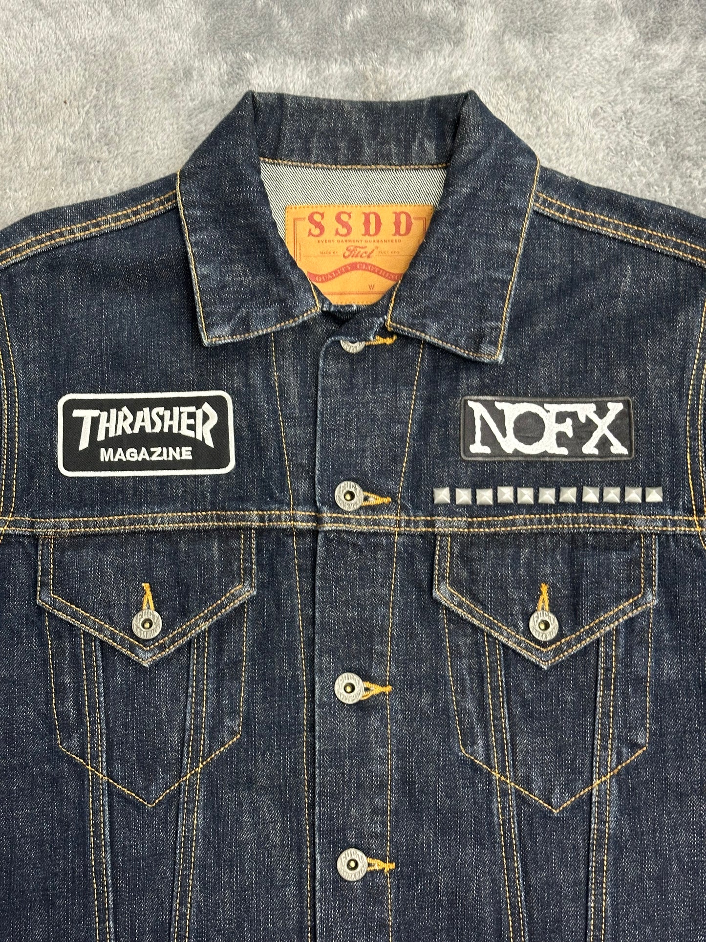 [M] FUCT SSDD Patched Type 3 Denim Jacket