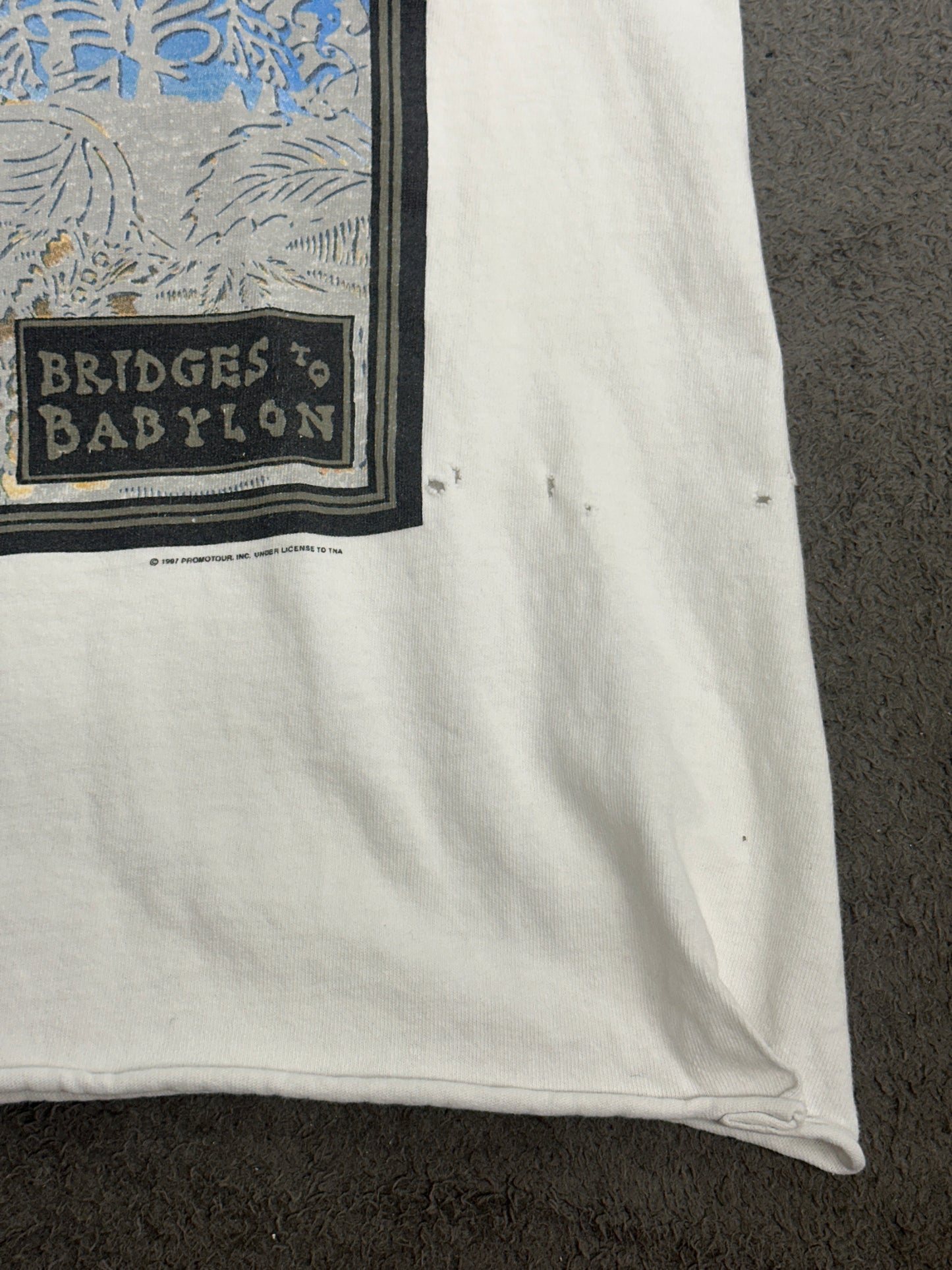 [L] 1997' Rolling Stones Bridged to Babylon Tour Tee