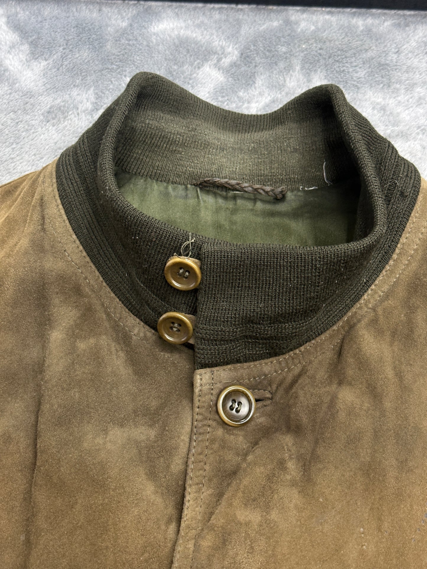 [XL] 90s SAKS FIFTY AVENUE Suede Bomber Jacket