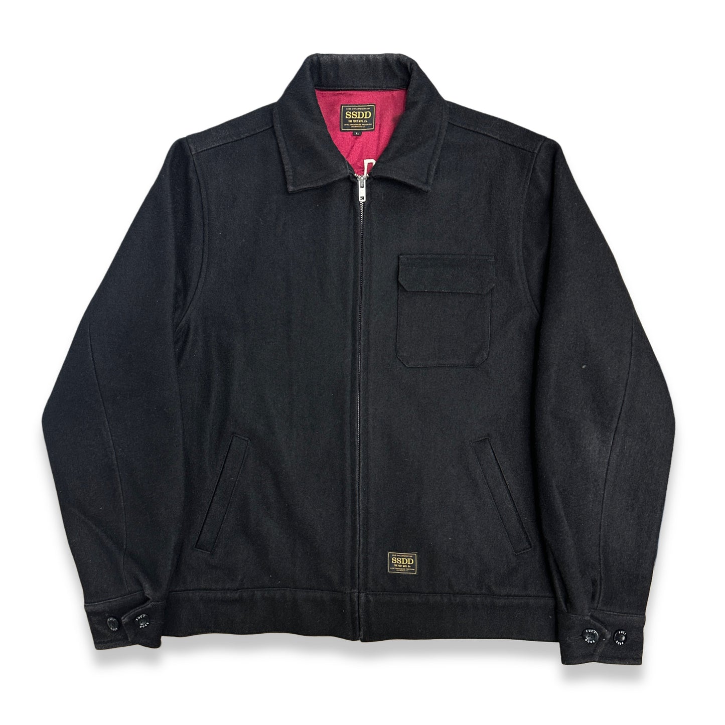 [L] FUCT SSDD Wool Blouson Jacket