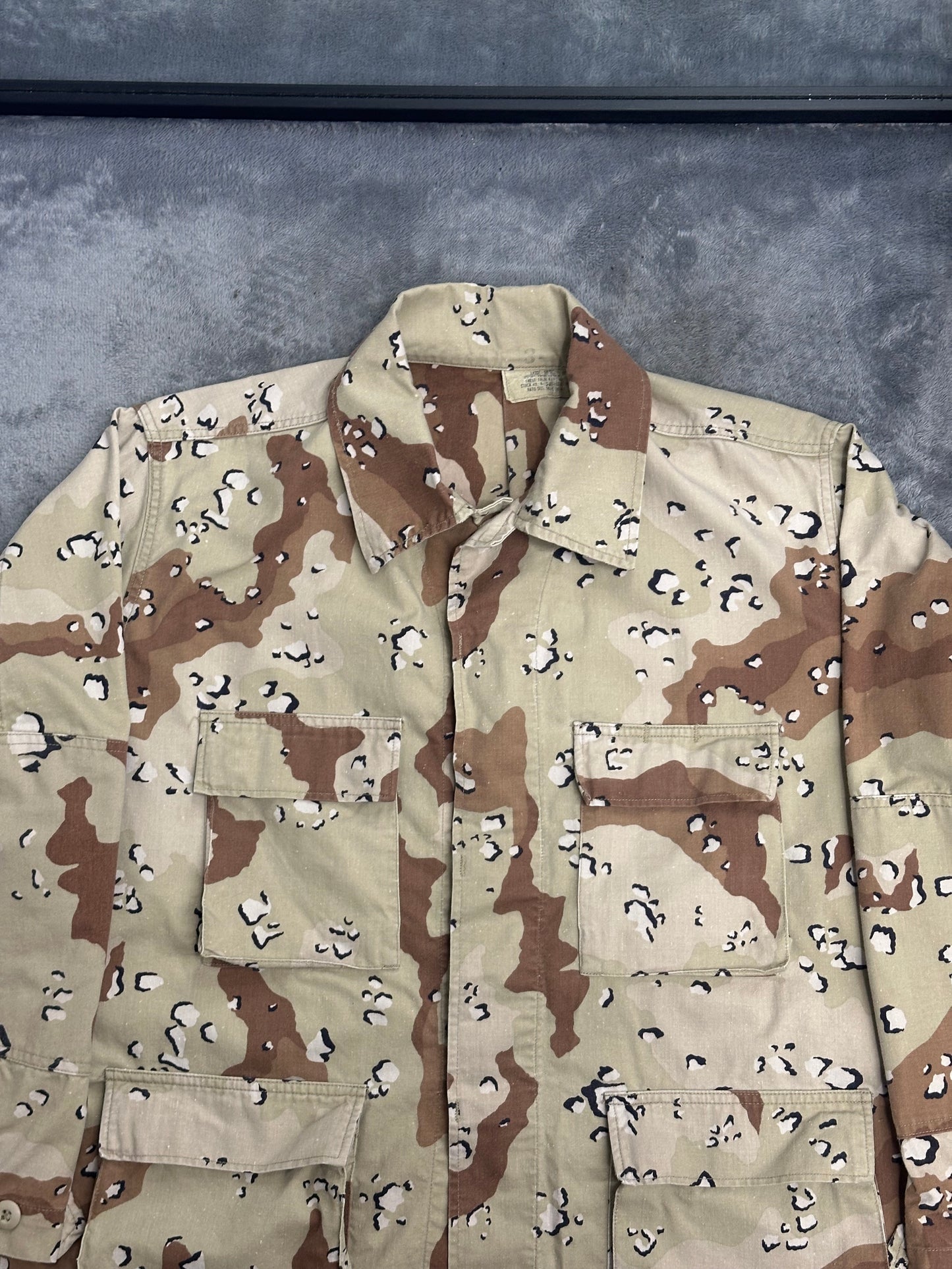 [L-S] 00s Terry Desert Camo Field Jacket
