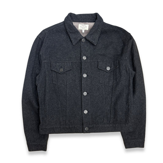 [XL] 90s Armani Jeans Wool Trucker Jacket