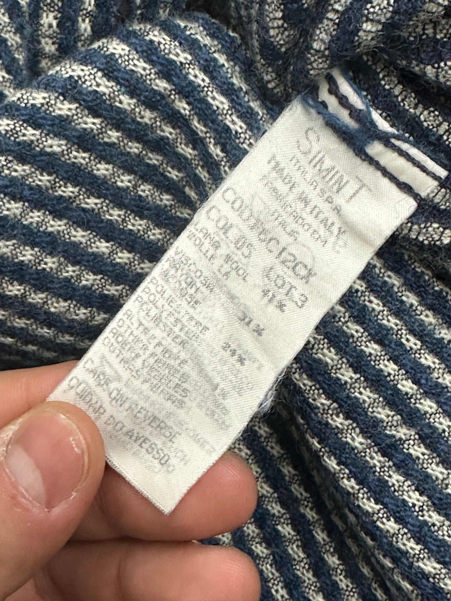 [M] 90s Armani Jeans Stripe Shirts