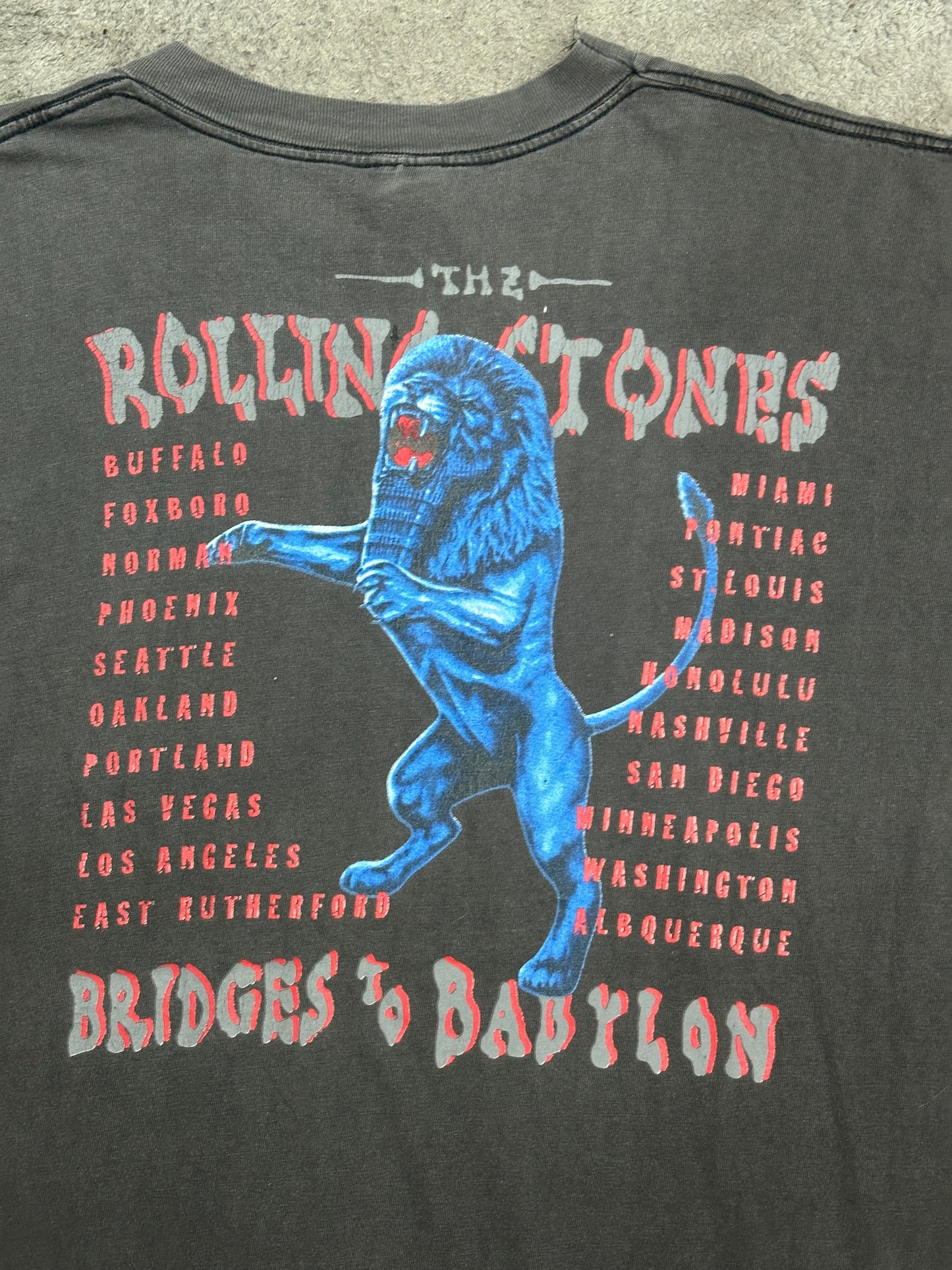 [XL] 1998' Rolling Stones 'Bridges to Babylon' Tour Tee