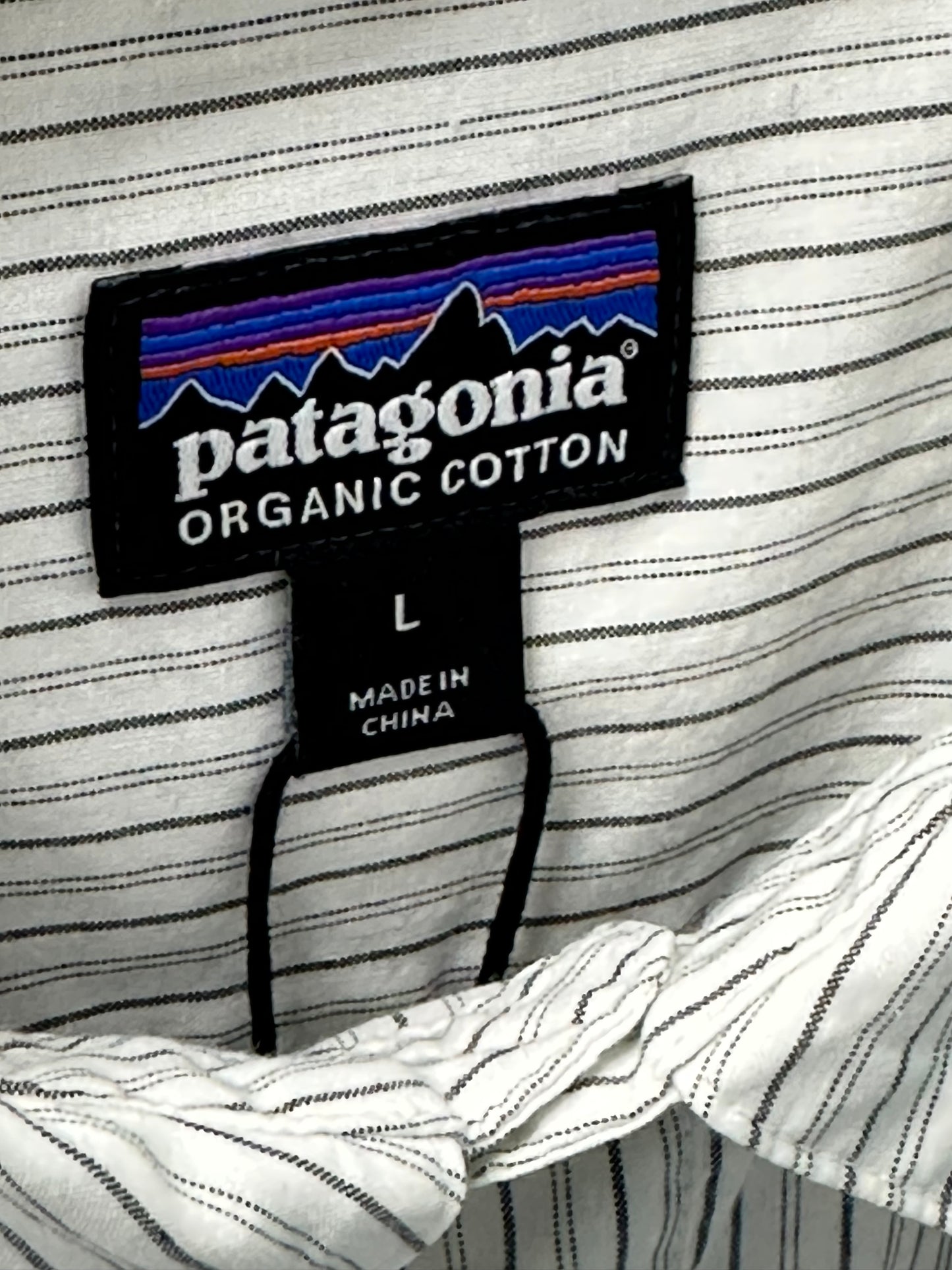 [L] 00s Patagonia organic cotton half shirt