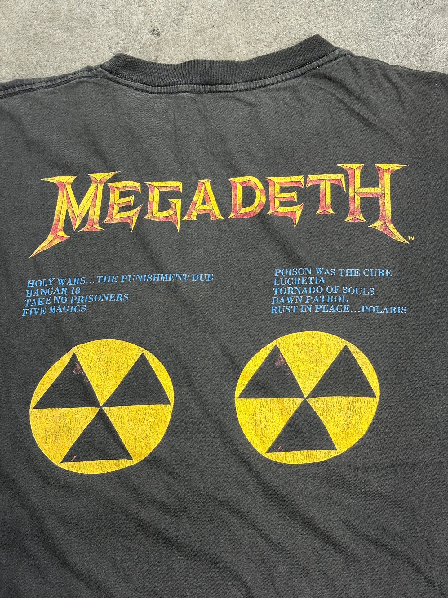 [XL] 1991' Megadeth Rust in Peace Album promo Tee