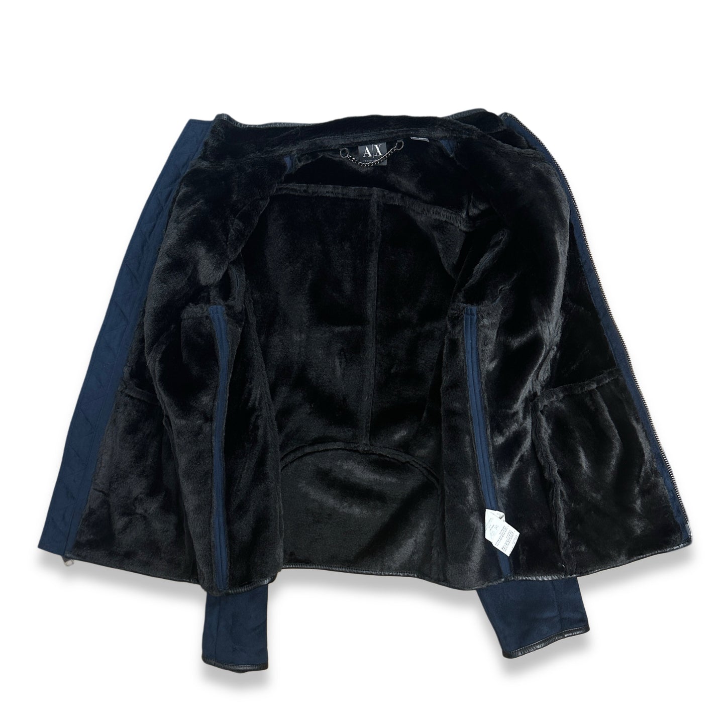 [M] Armani Exchange Suede Leather Jacket