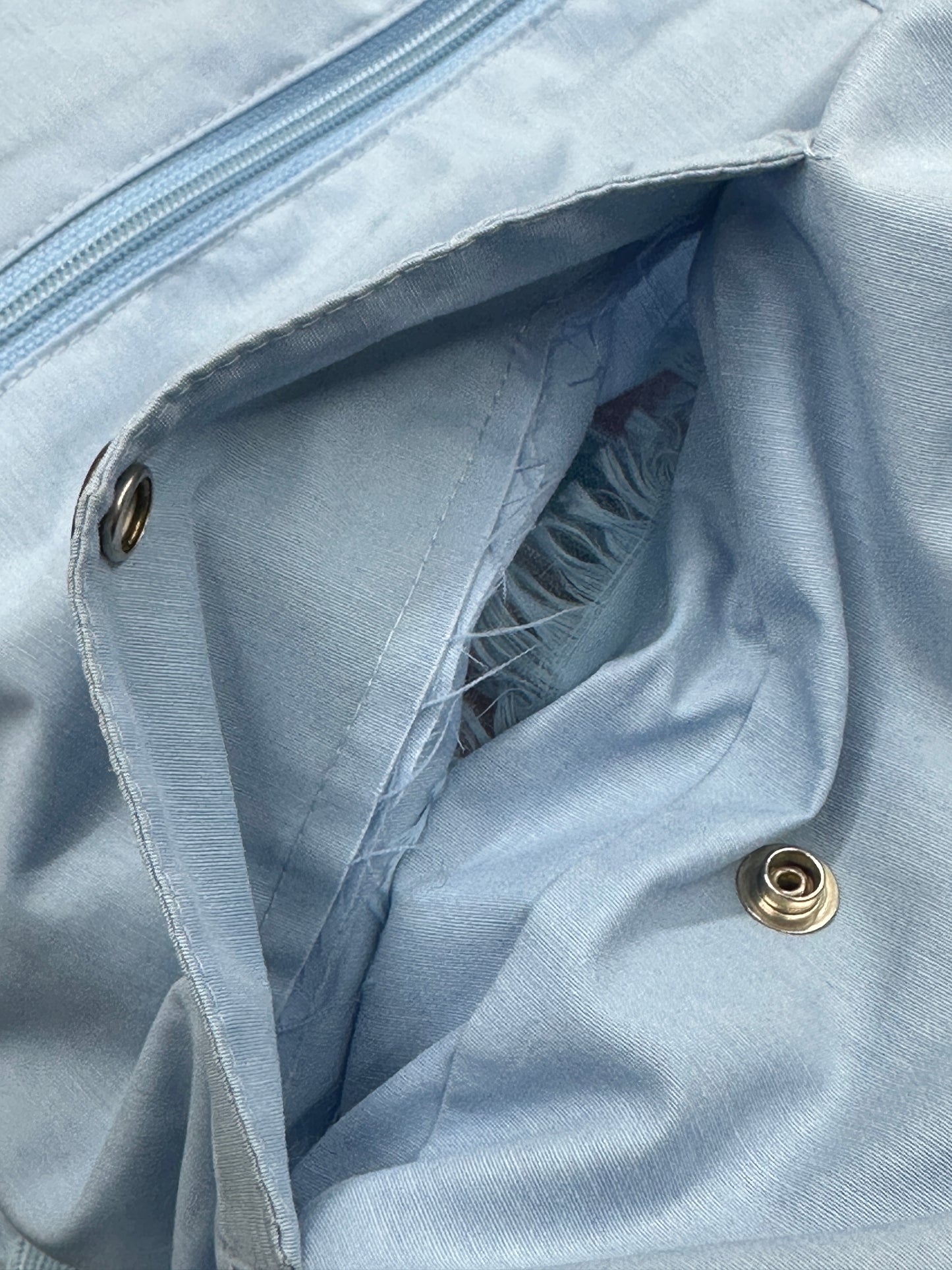 [XL] 70s Fred Perry Sky-blue Bomber Jacket