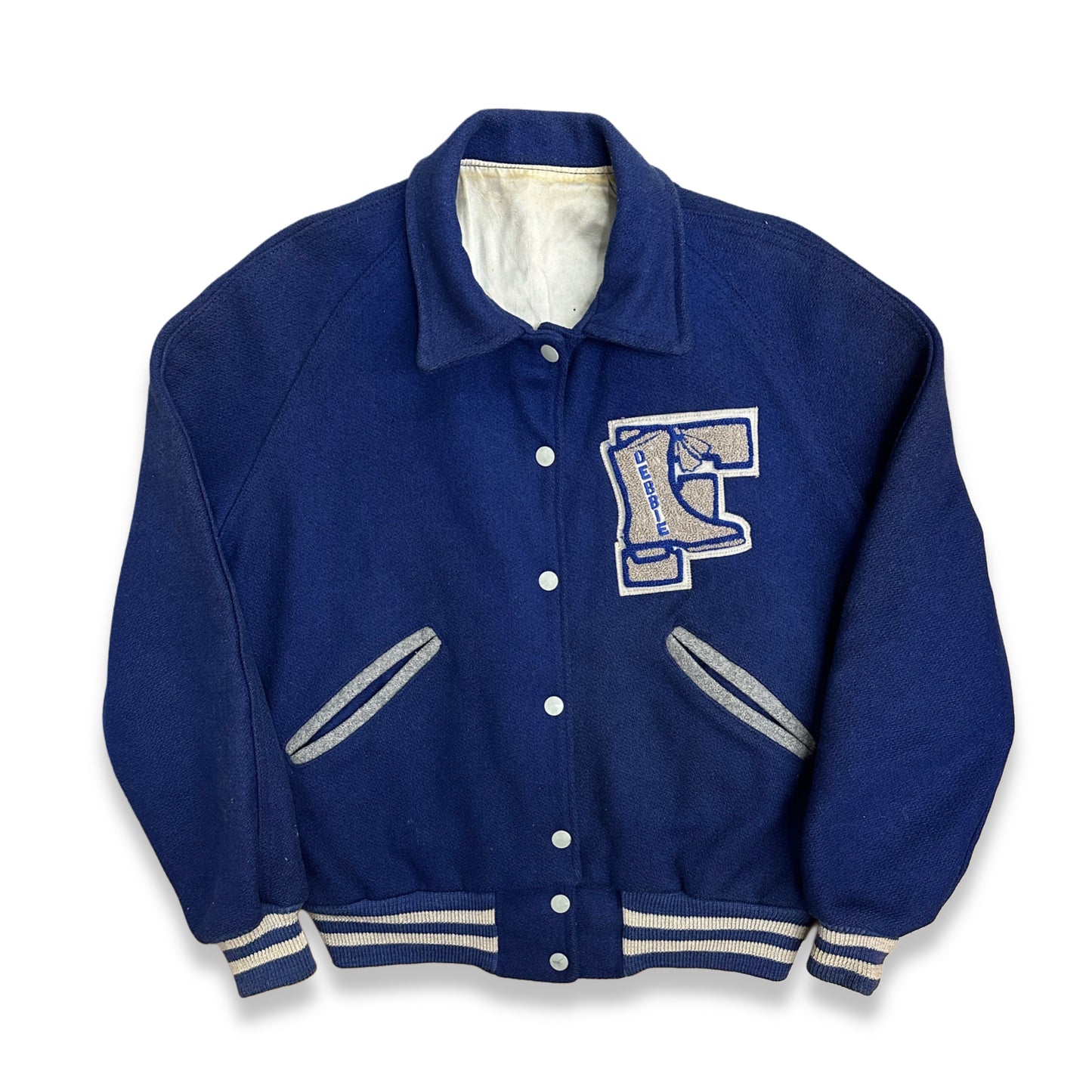 [L] 70s Florence Varsity Jacket