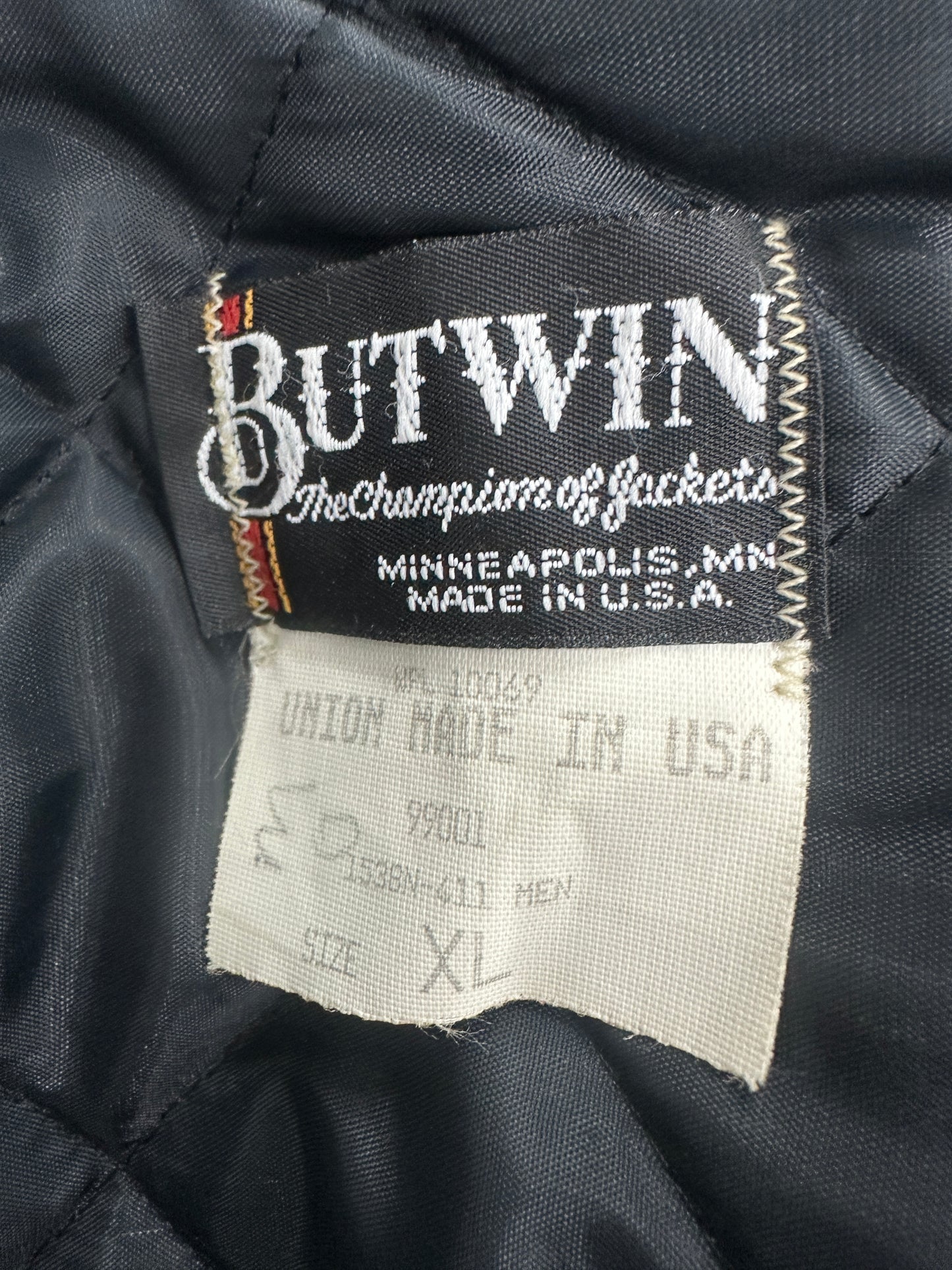 [XL] 80s D.A.R.E Cowhide Bomber Jacket