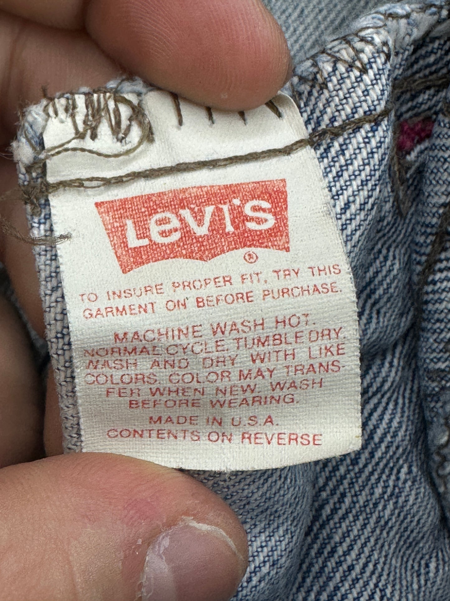 [M] 90s Levi's SilverTab Denim Bomber Jacket