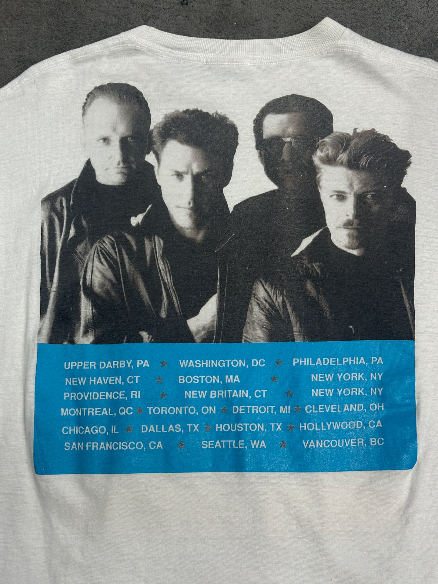 [L] 1991' David Bowie Tin Machine US Tour Tee
