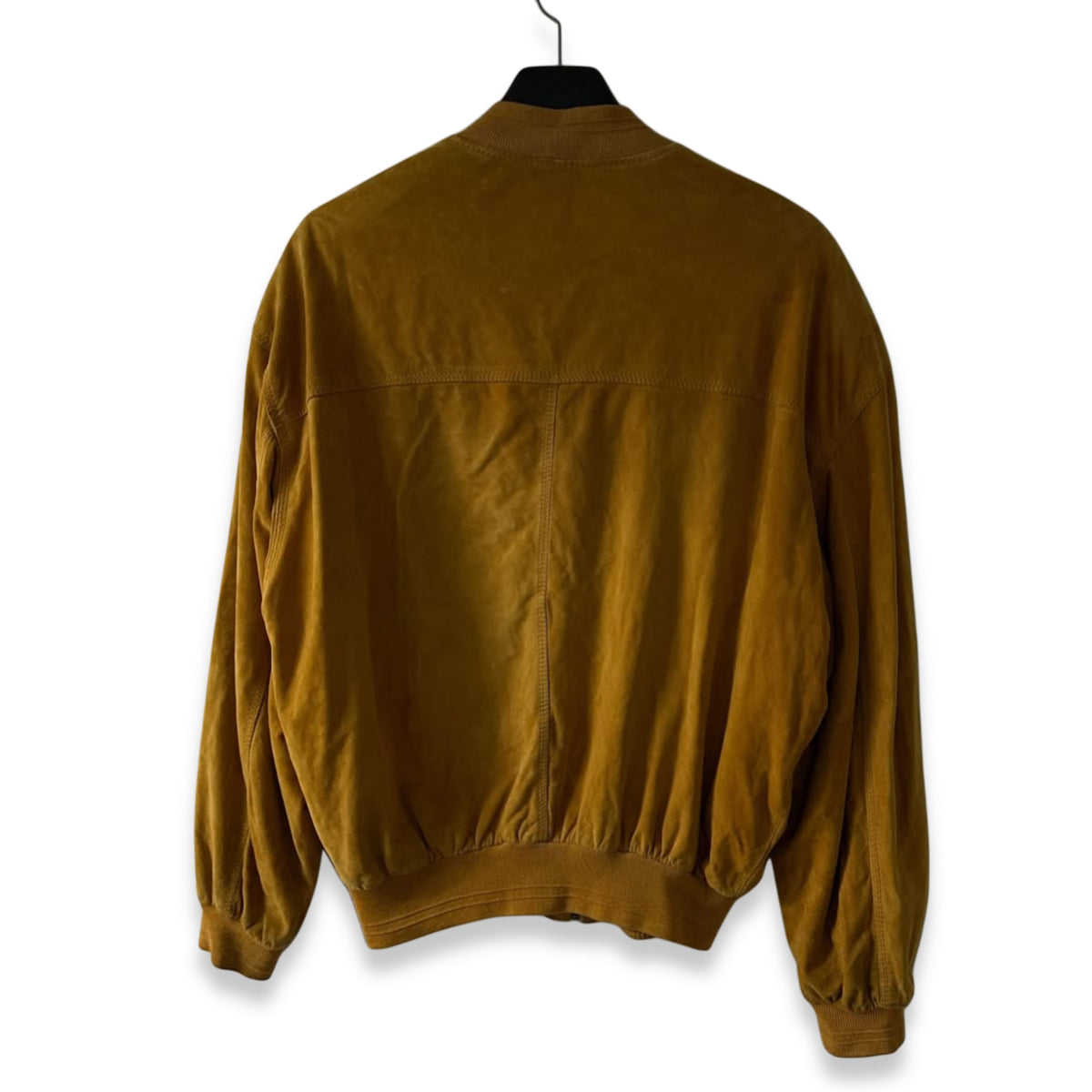 [50] 80s HUGO BOSS Suede Bomber Jacket
