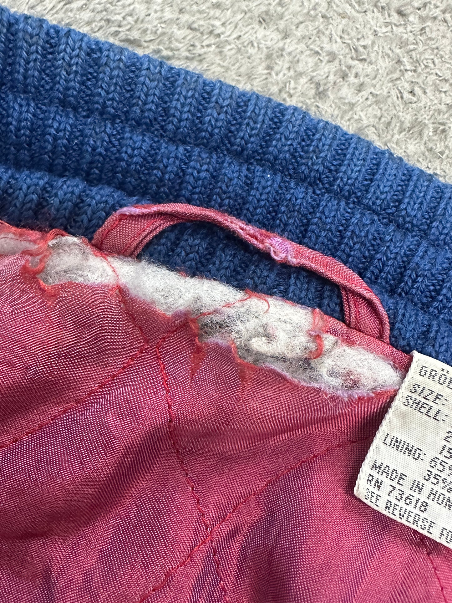 [48] 80s HUGO BOSS Wool/Cashmere Bomber Jacket