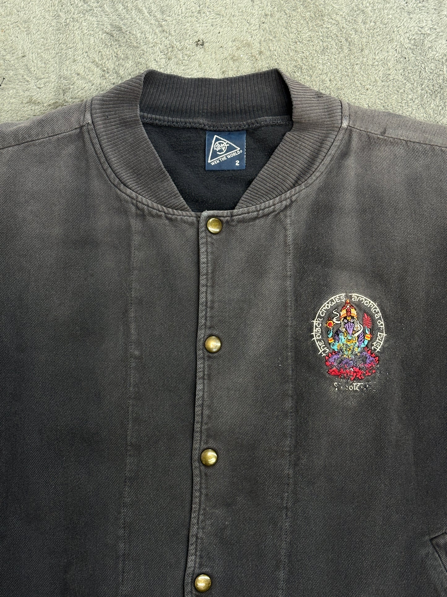 [XL] 90s The Black Crowes Faded Cotton Jacket