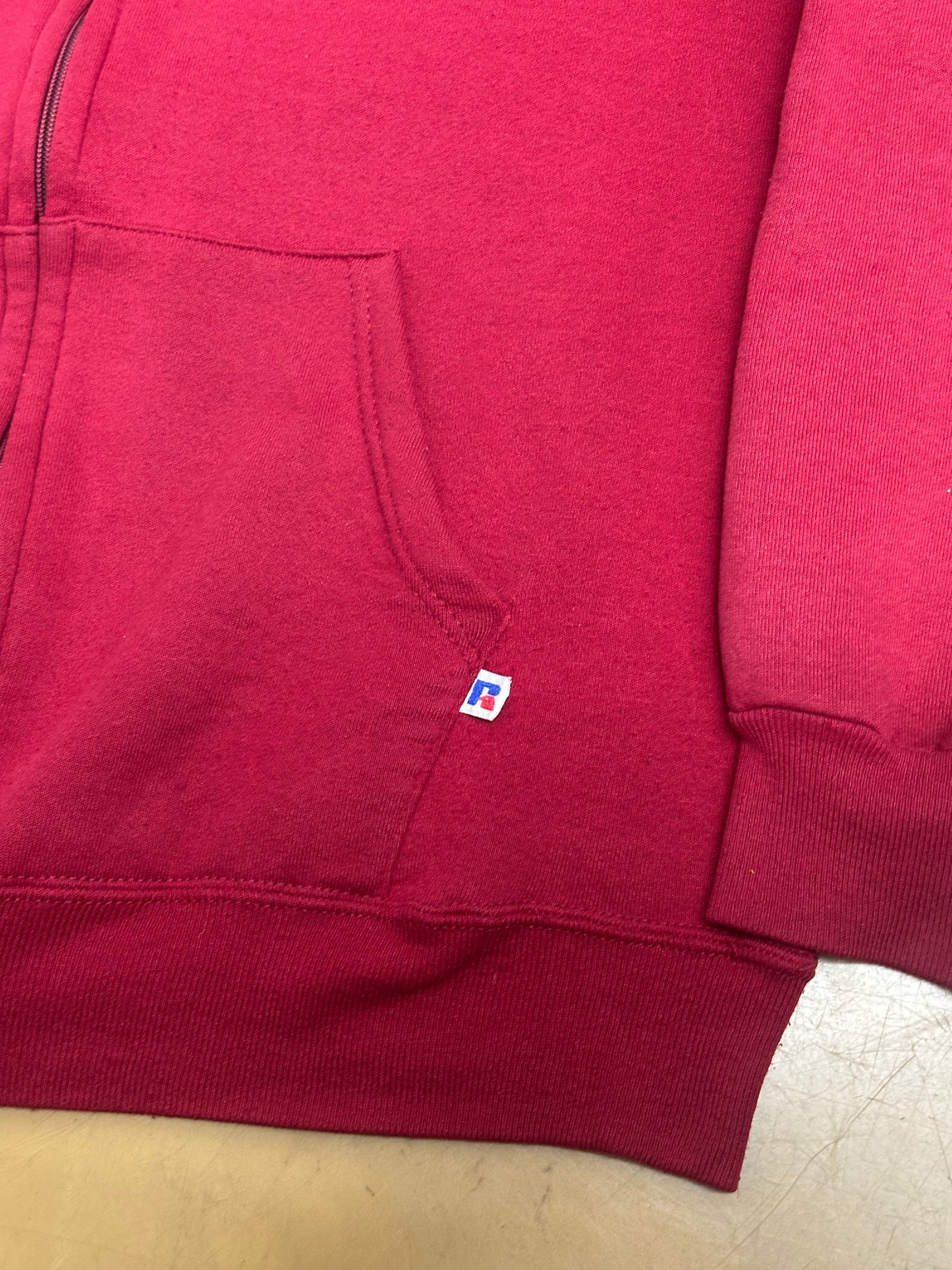 [XL] 90s Russell Red Hood Zip-up