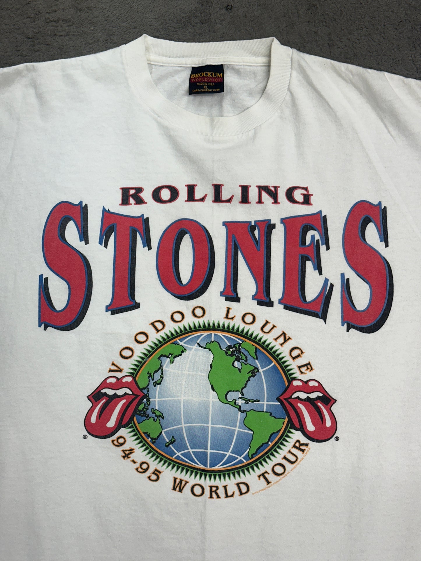 [XL] 1994' Rolling Stones Voodoo Lounge World Tour Tee