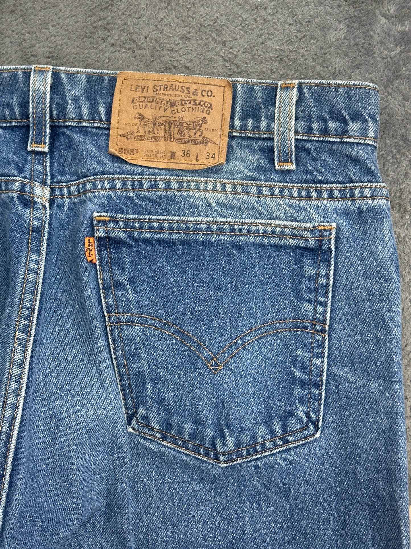 [36x34] 1996' Levi's 505 Denim Pants