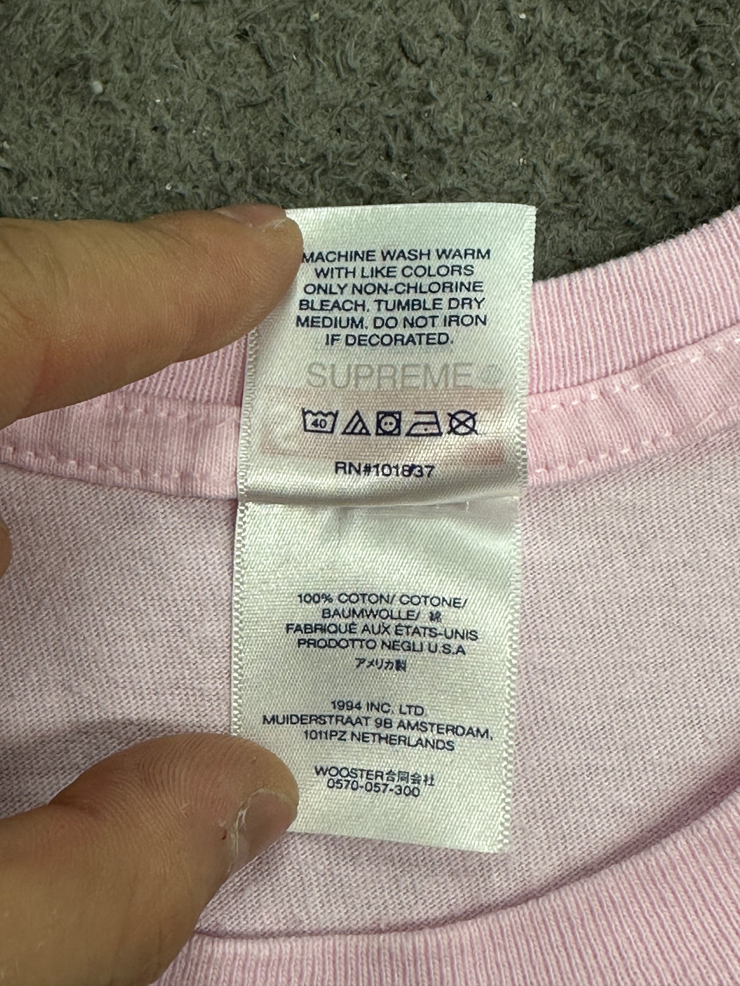 [L] Supreme Camacho Pink Tee