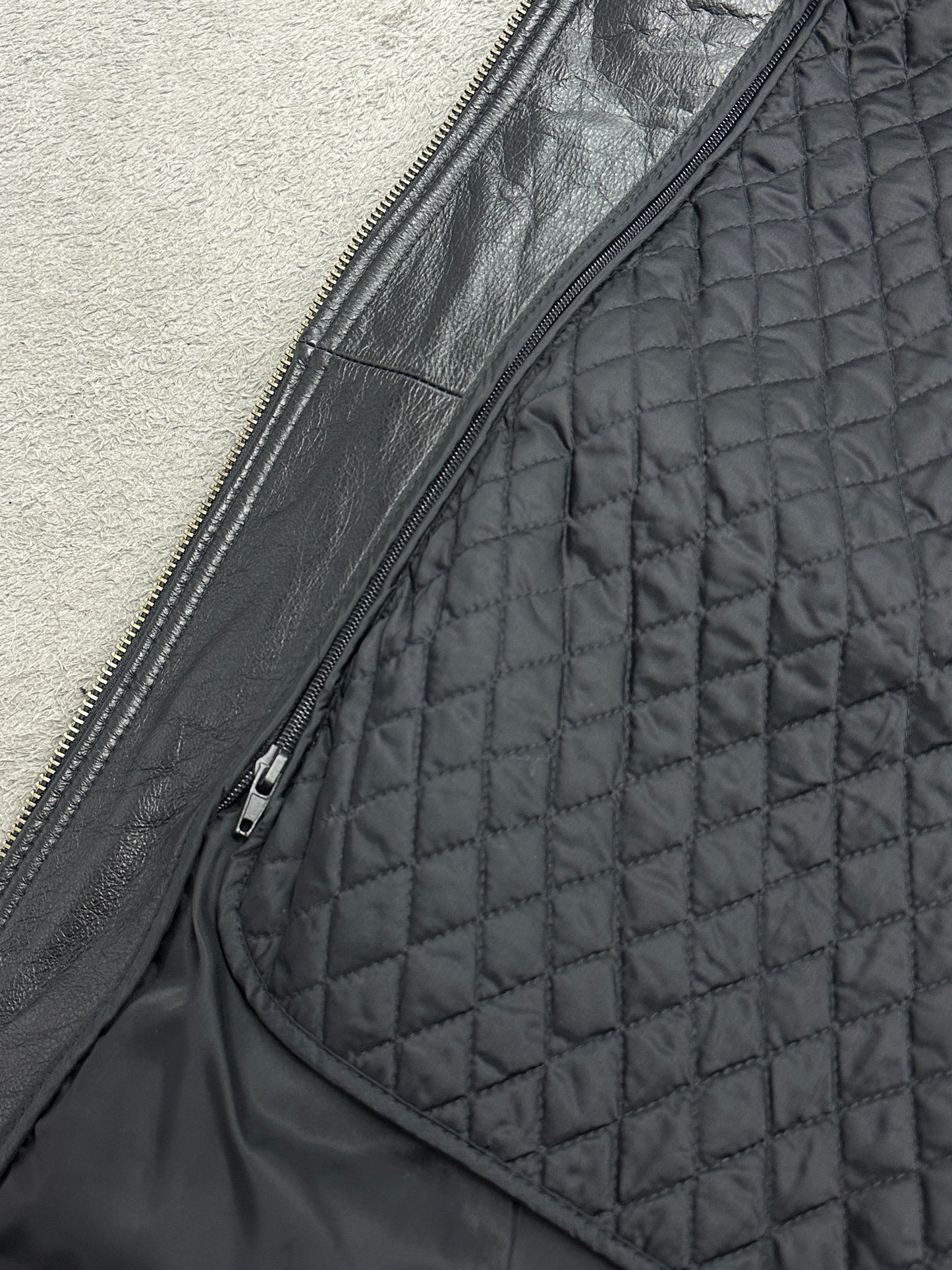 [XL] 90s Wilsons Leather Single Rider Jacket