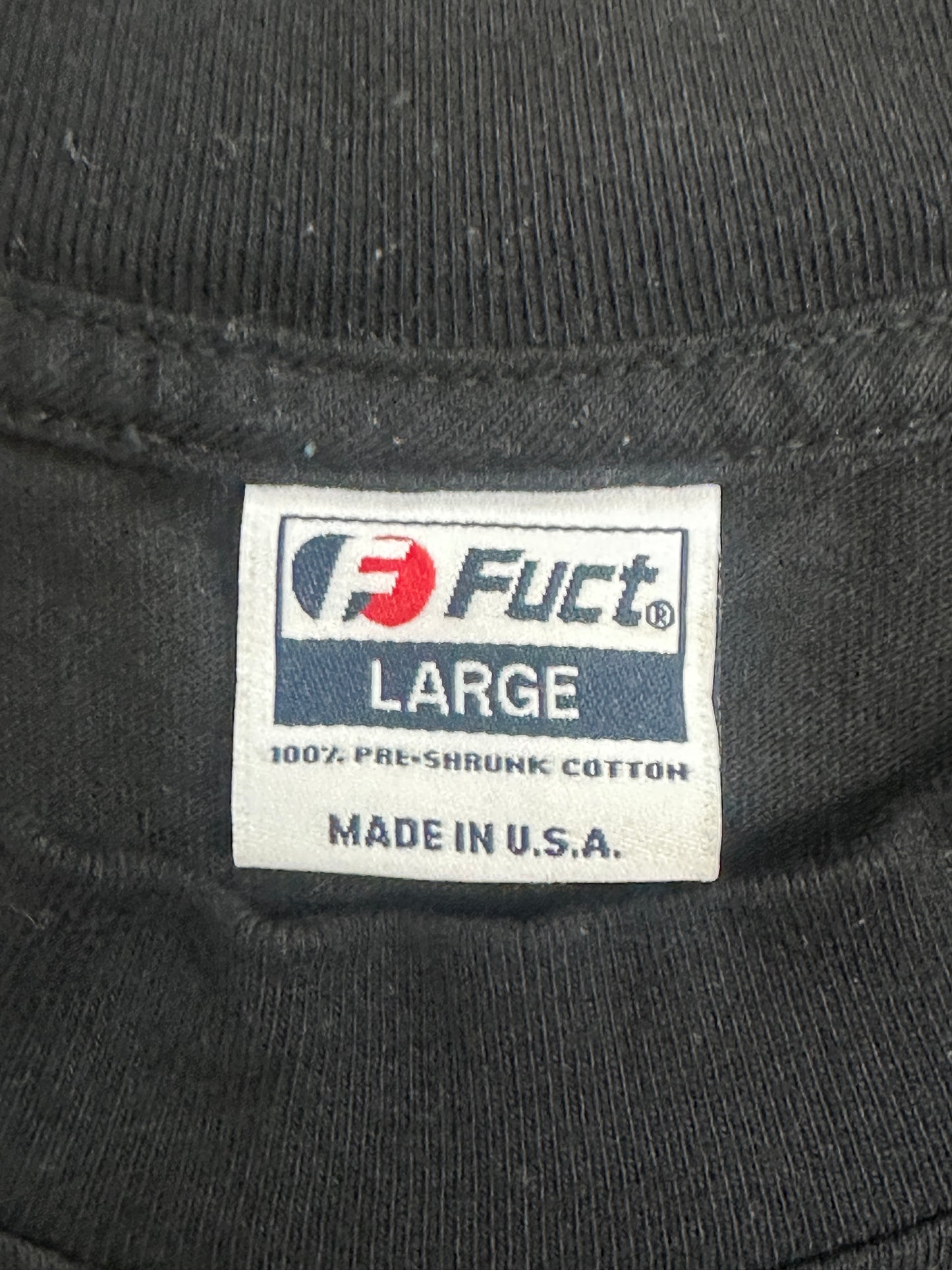 [L] FUCT Oval Logo Long Sleeve black