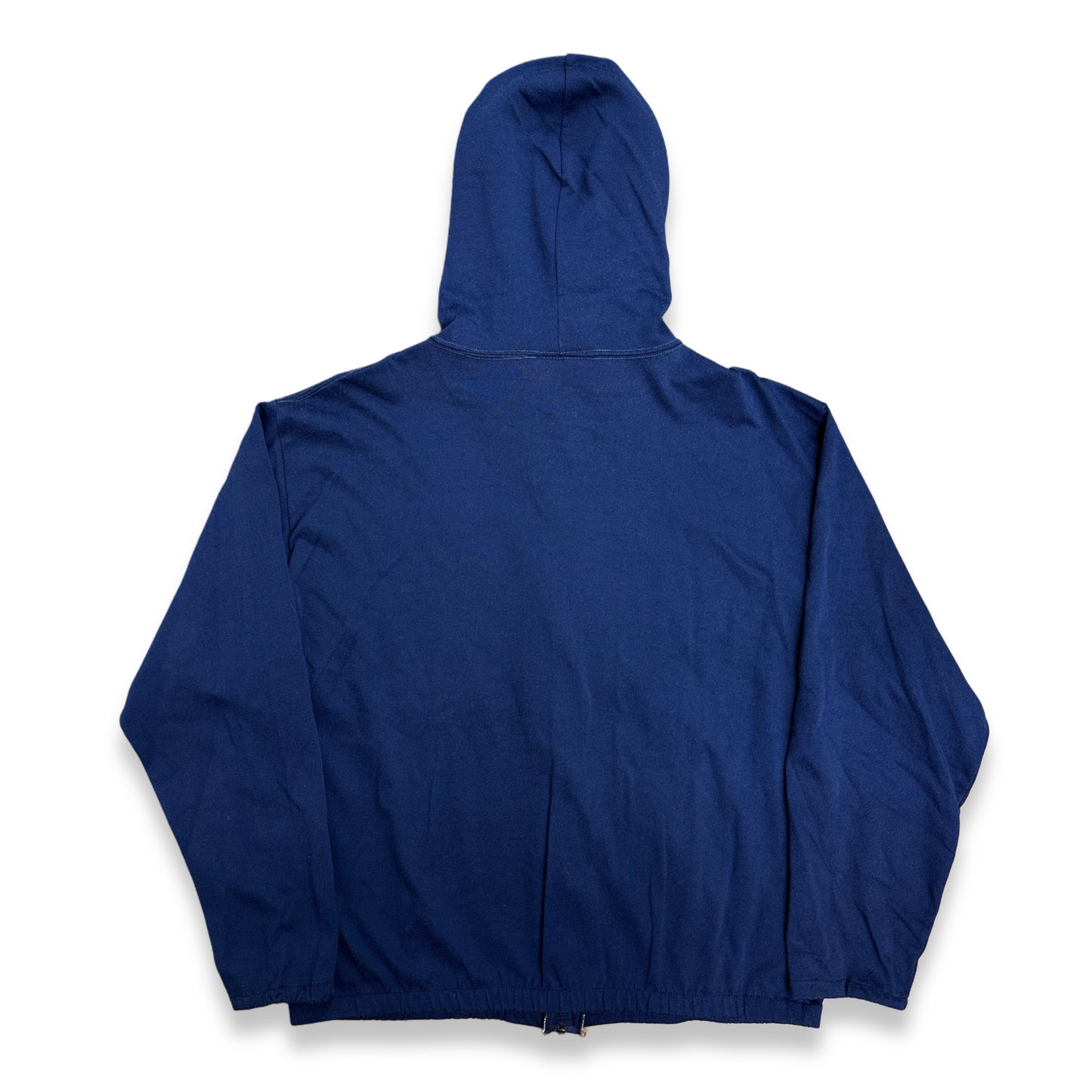 [L] 70s Russell Navy Hood Zip-up