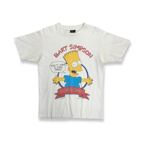 [L] 1989' the Simpsons Cartoon Tee