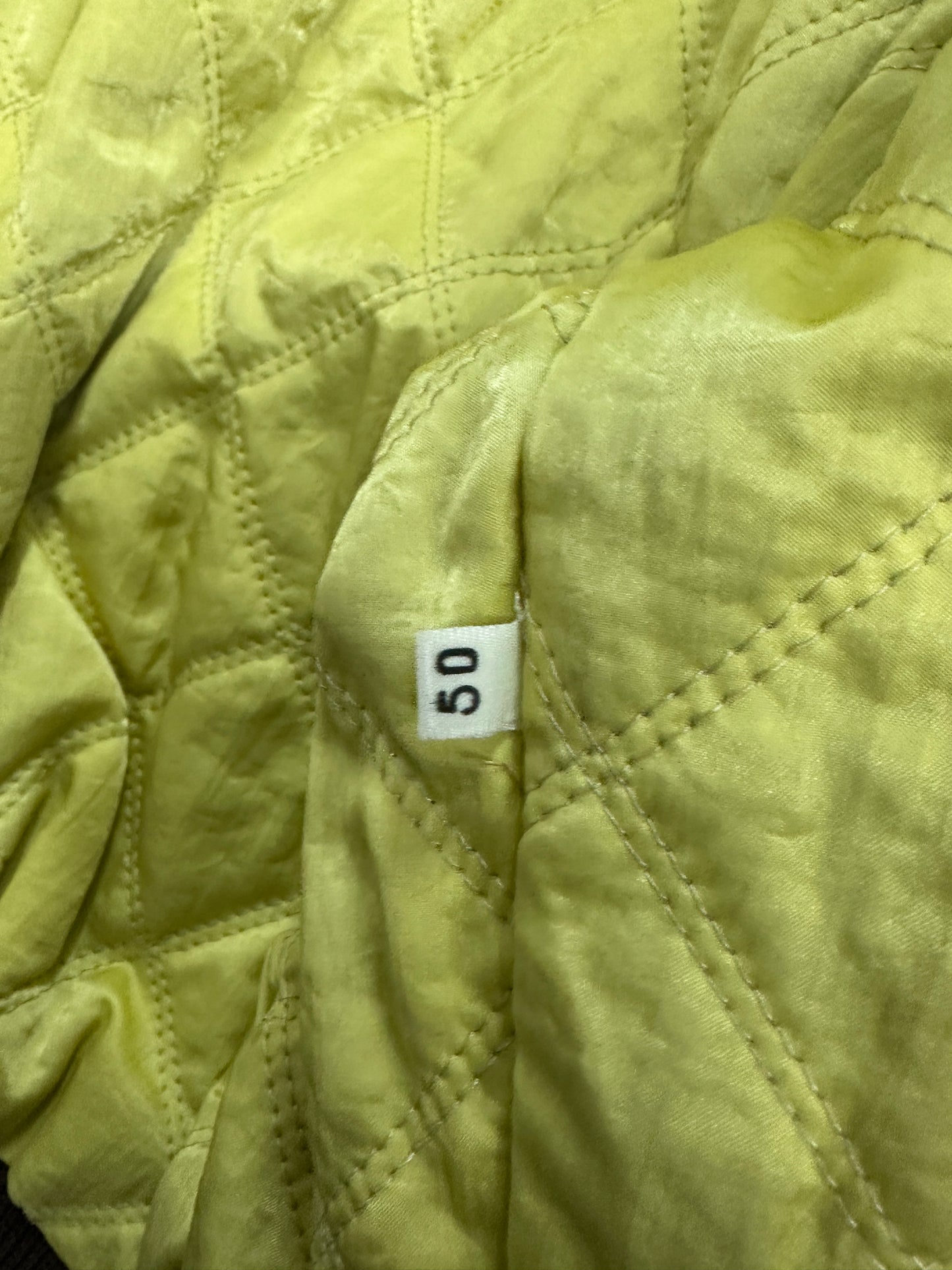 [50] 80s HUGO BOSS Brown Leather Bomber Jacket