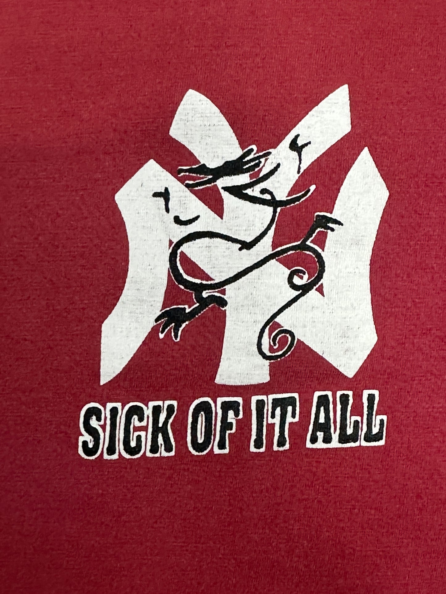 [L] 1997‘ SICK OF IT ALL 'Dragon Power' Album Promo Tee