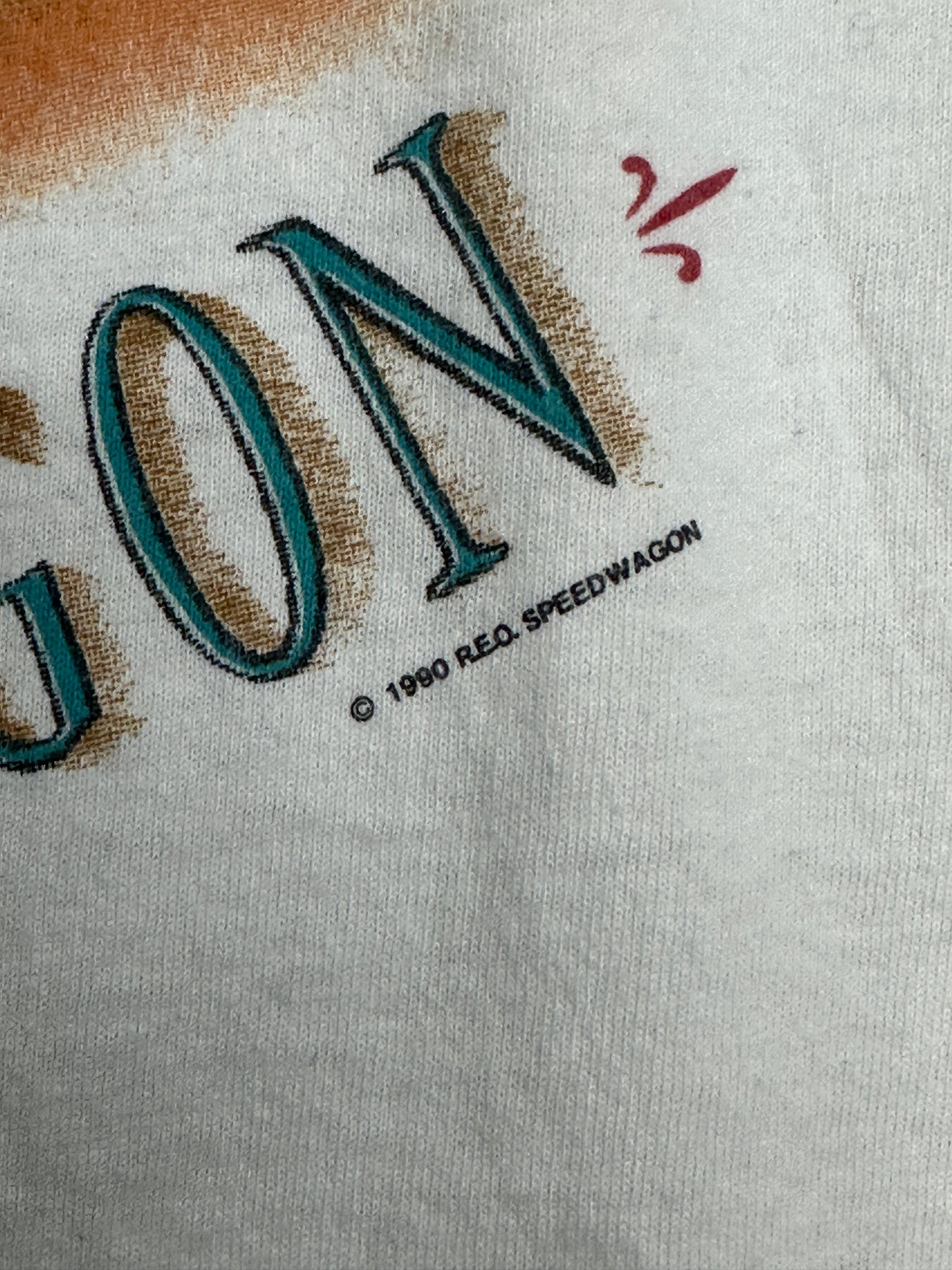 [XL] 1990' REO SPEEDWAGON Band Tee