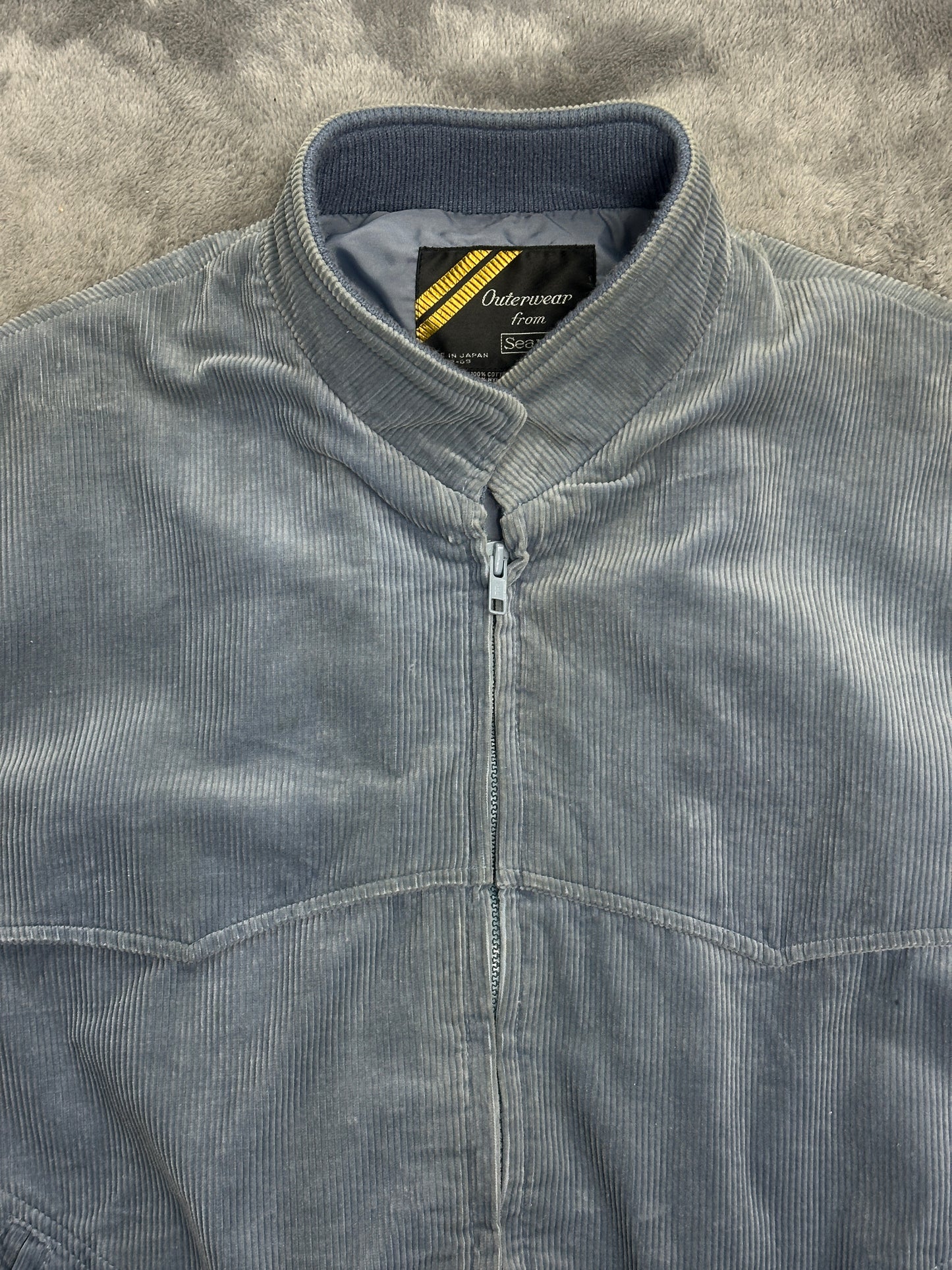 [2XL] 80s Sears Corduroy Bomber Jacket