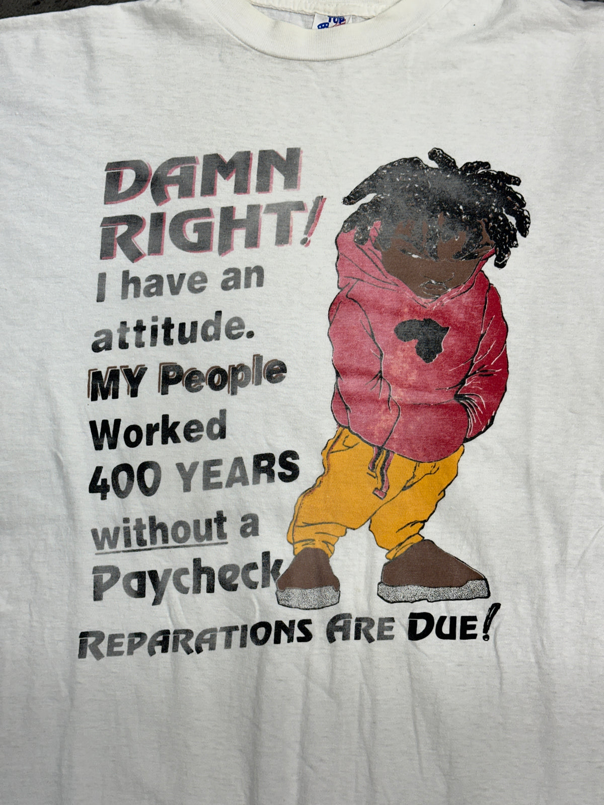 [XL] 90s DAMN RIGHT! Tee
