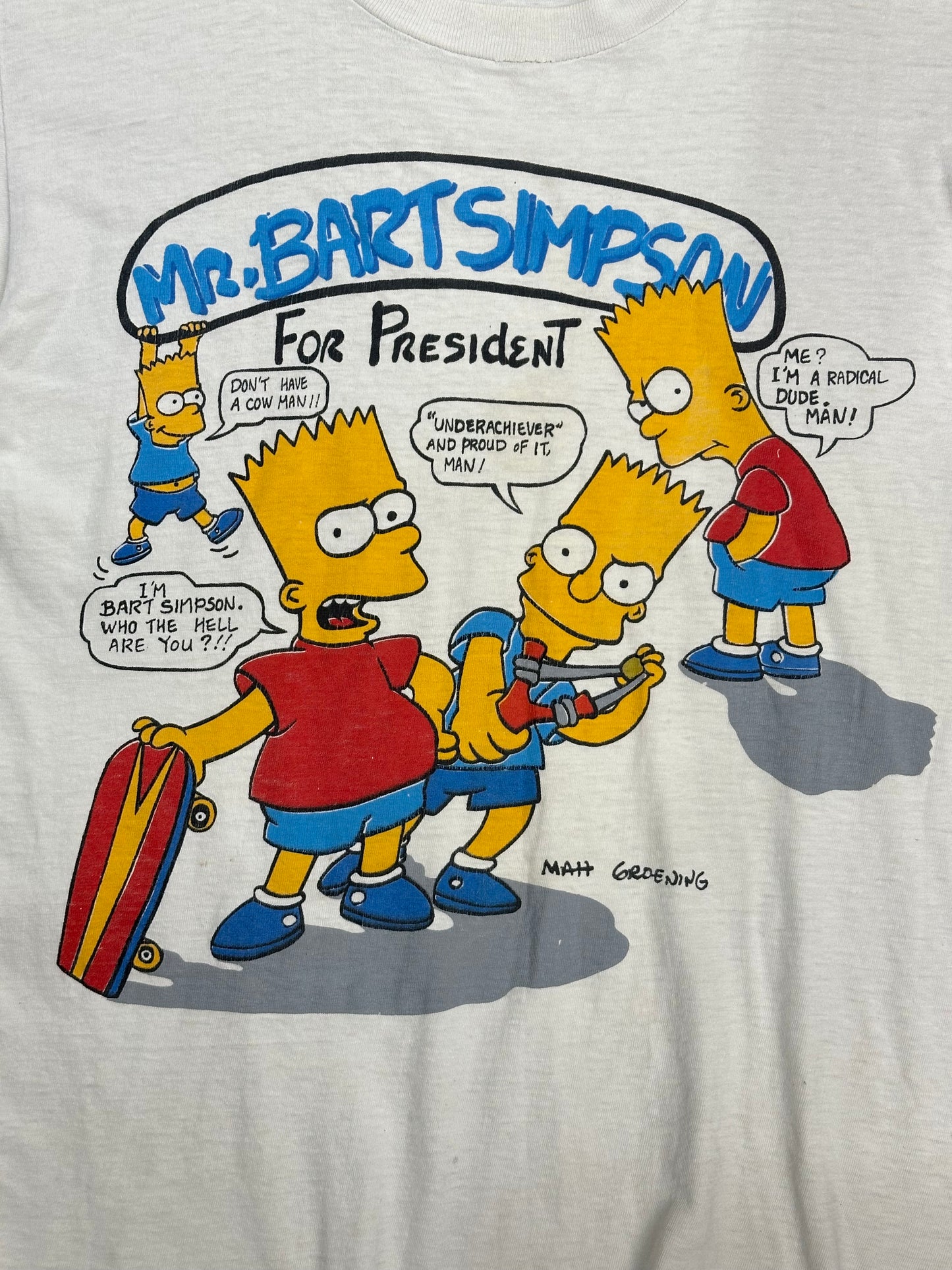 [M] 90s The Simpsons Bart Cartoon Tee