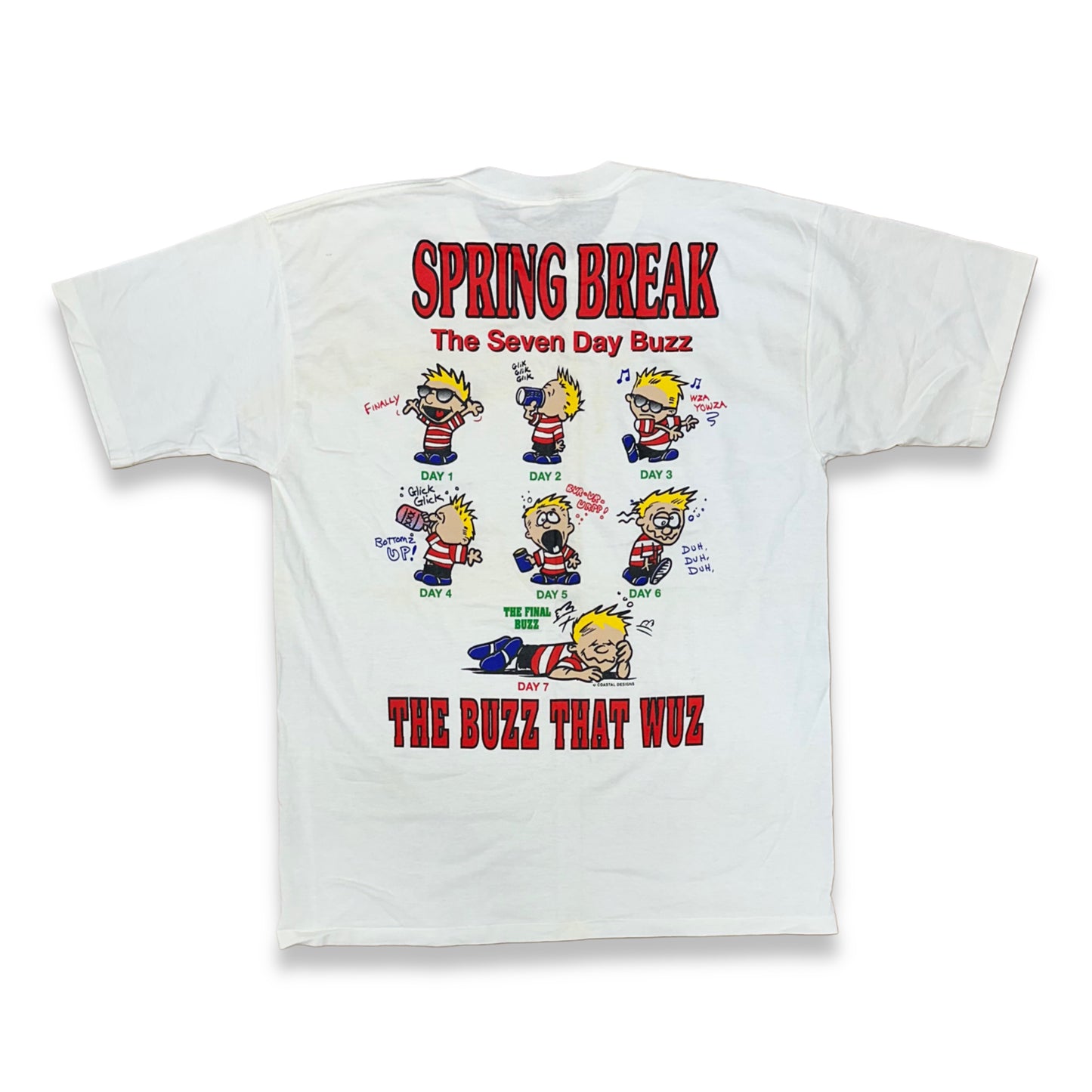 [XL] 2000' Calvin Cartoon Tee