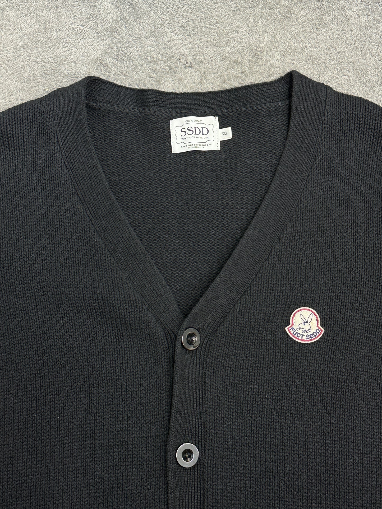 [S] FUCT SSDD Parody Knit Cardigan