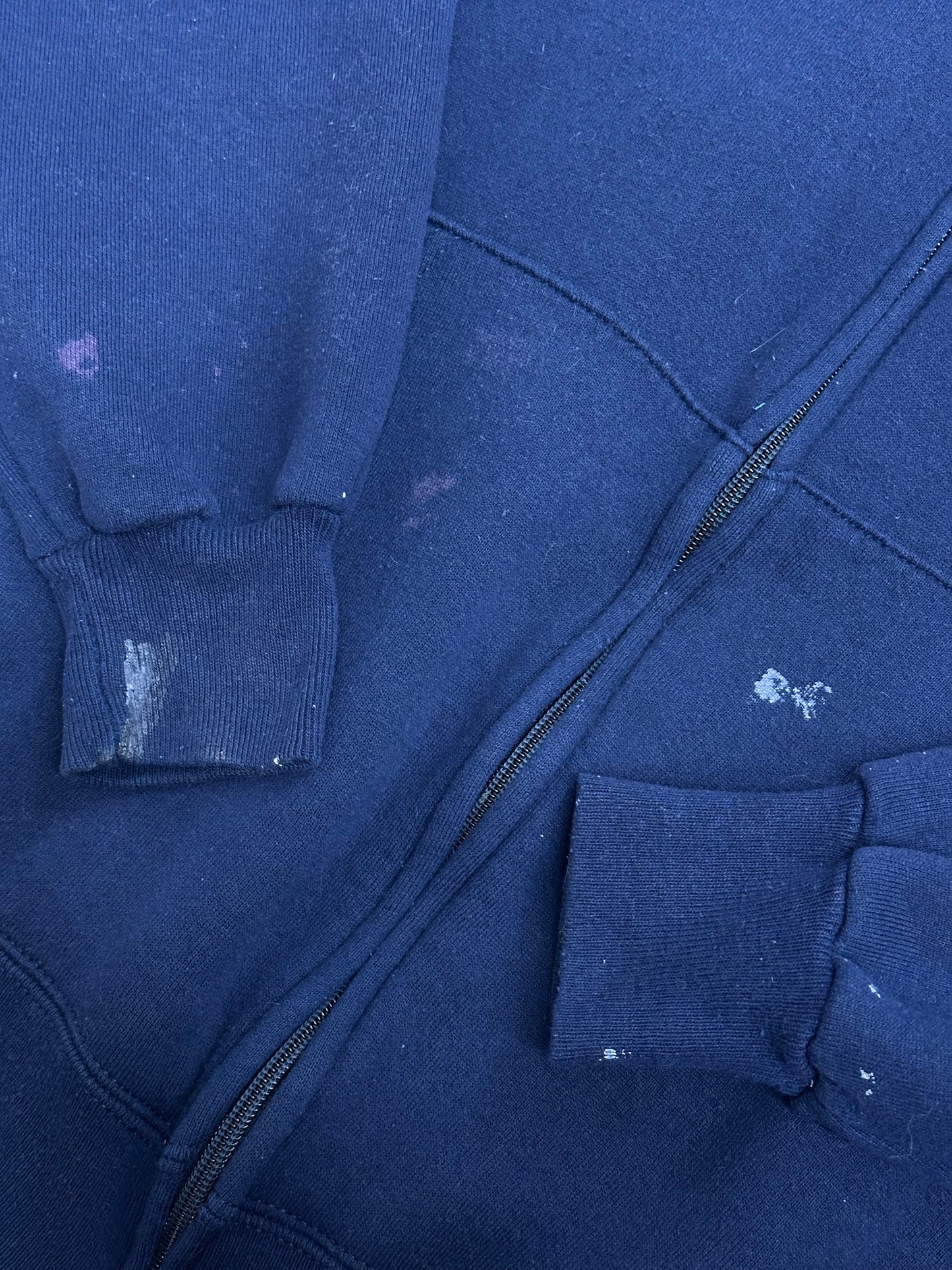 [L] 90s Russell Navy Hood Zip-up