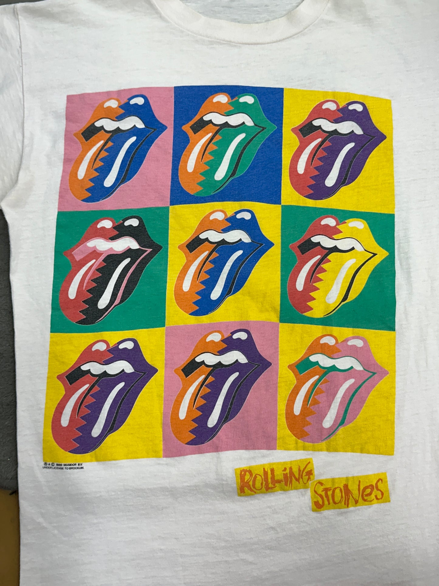 [L] 1990' Rolling Stones Urban Jungle Euro Tour Tee