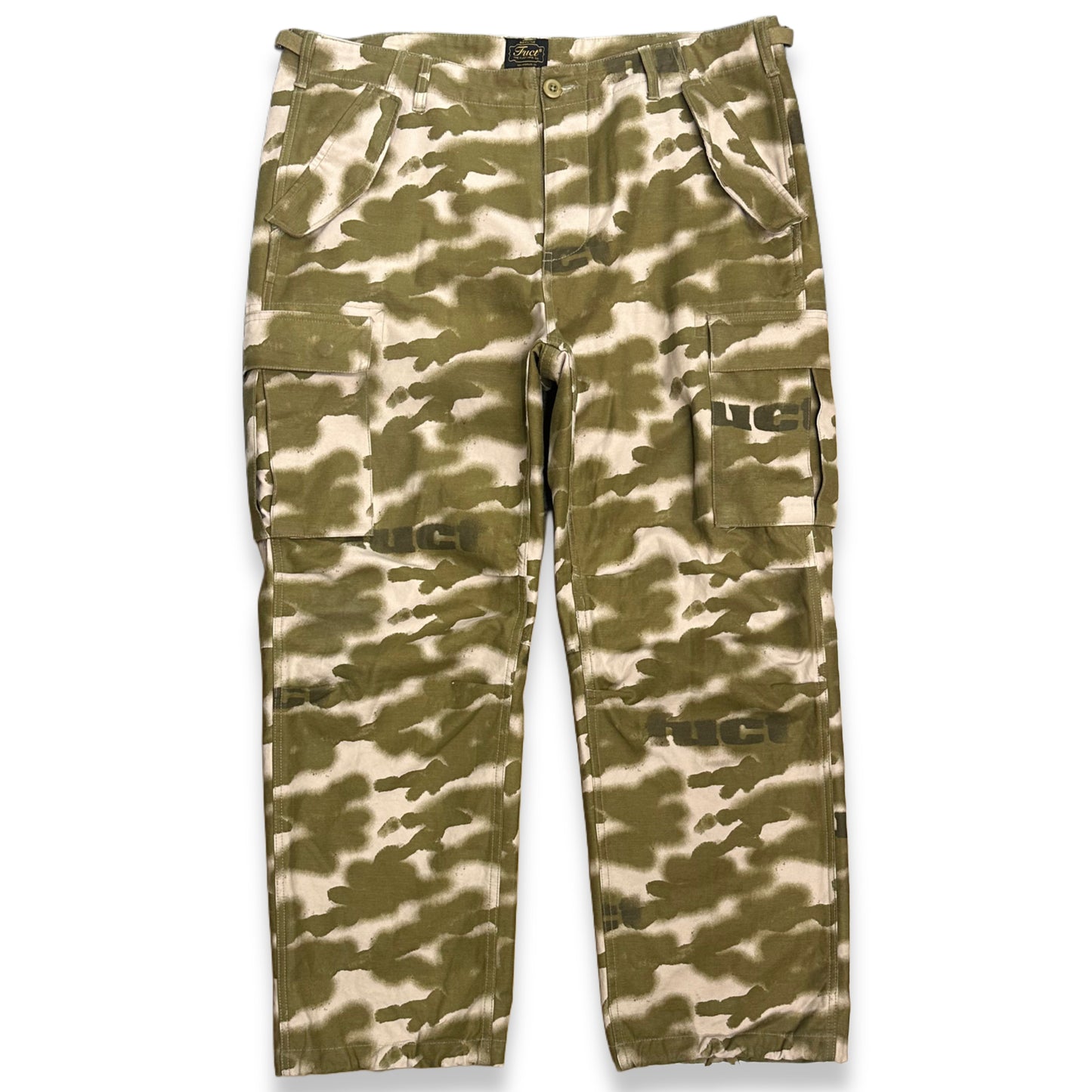 [XL] FUCT Spray Print Tiger Camo Pants