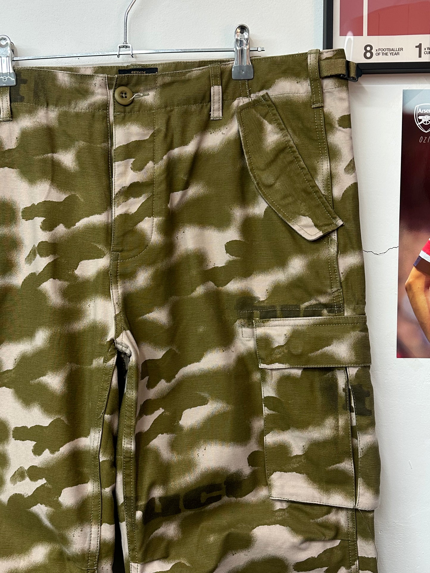 [L] FUCT Spray Paint Tiger Camo Pants