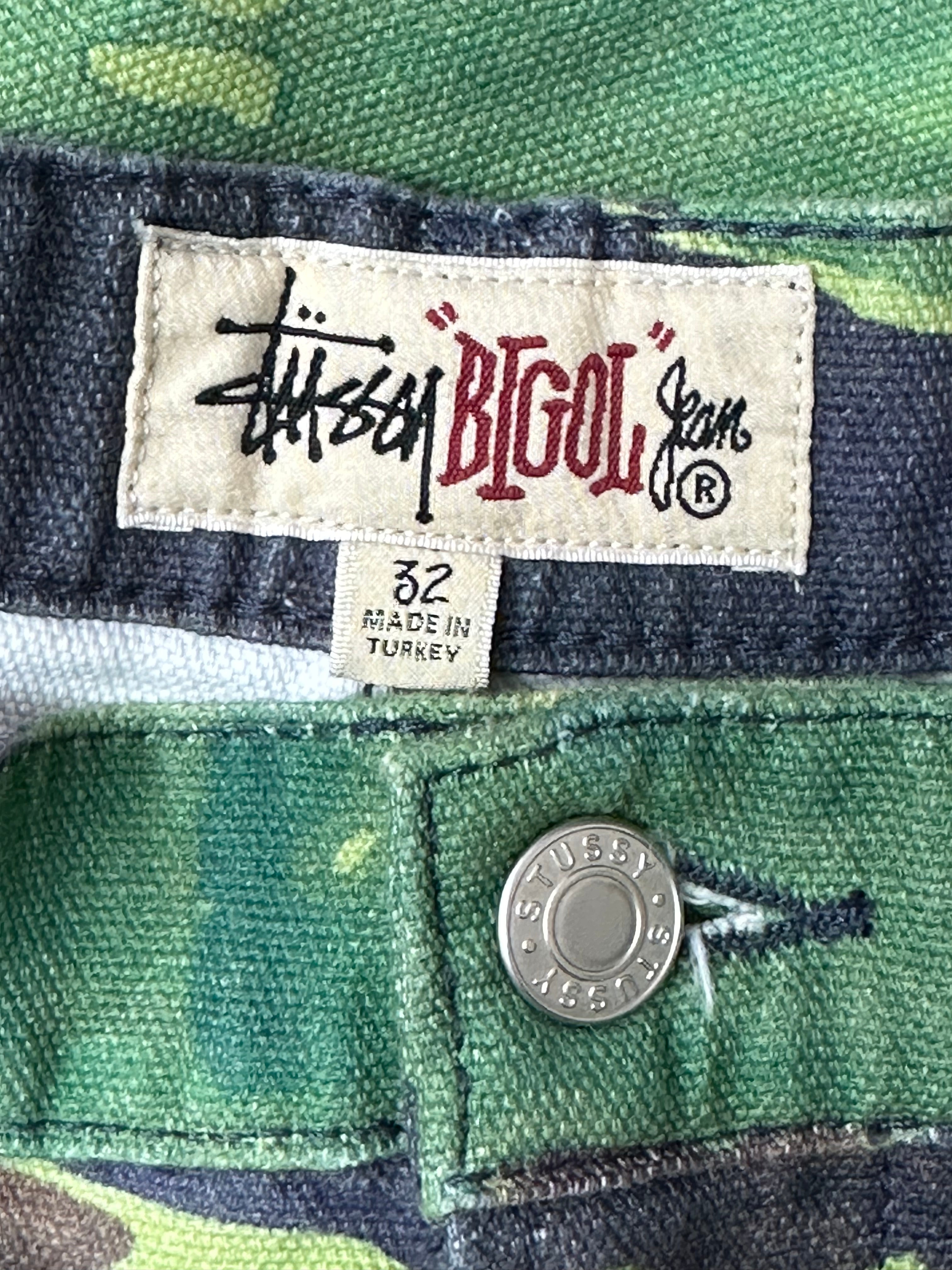 32] Stussy X Lucien Smith Tigris Big ol Jeans – wengerball vintage