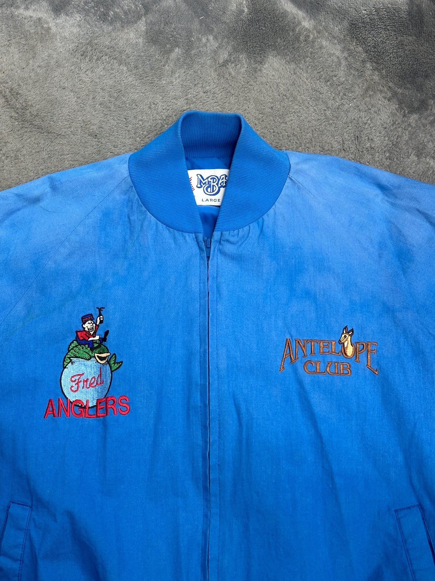 [L] 80s USA Faded Bomber Jacket