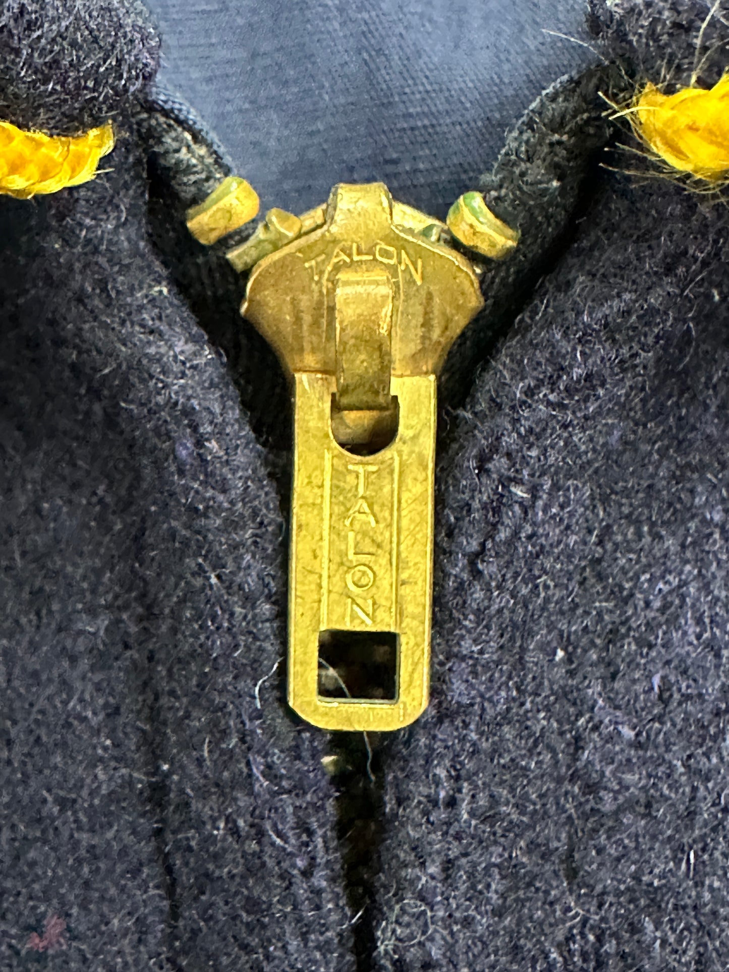 [M] 60s 'ELCO High School' Reversible Wool Varsity Jacket