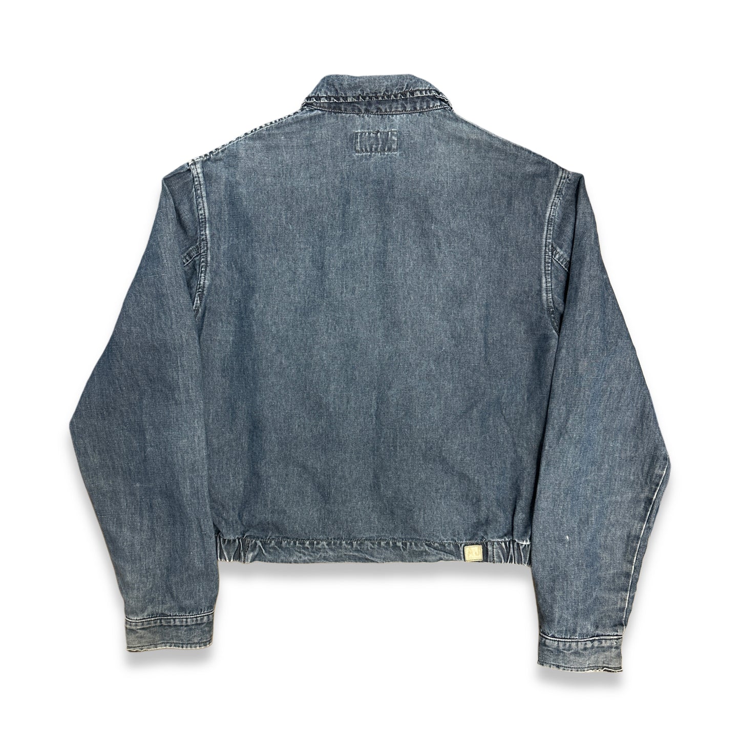 [50] 90s Armani Jeans Denim Zip-up Jacket